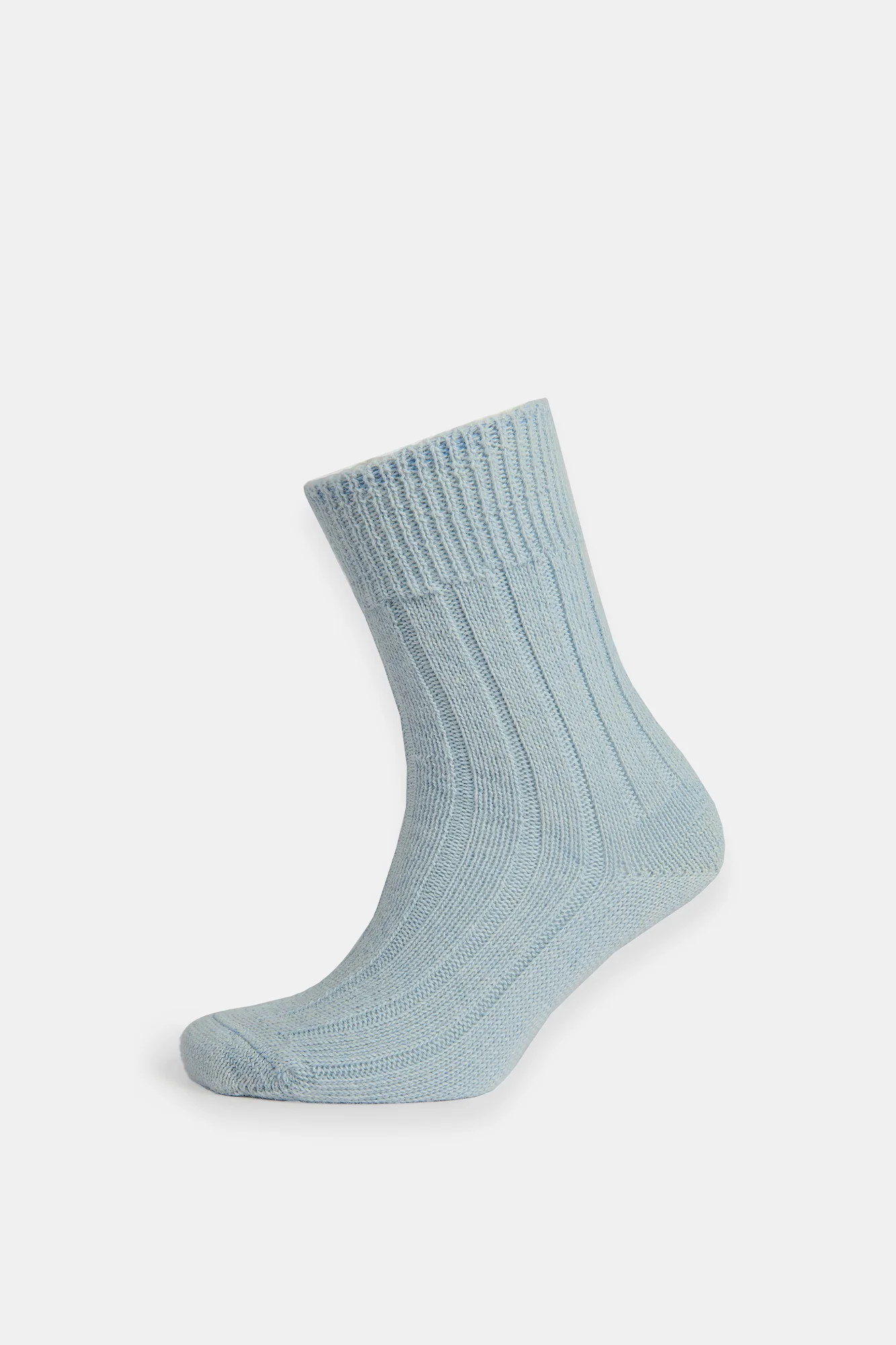 Alpaca Bed Sock - Pale Blue - Image 2