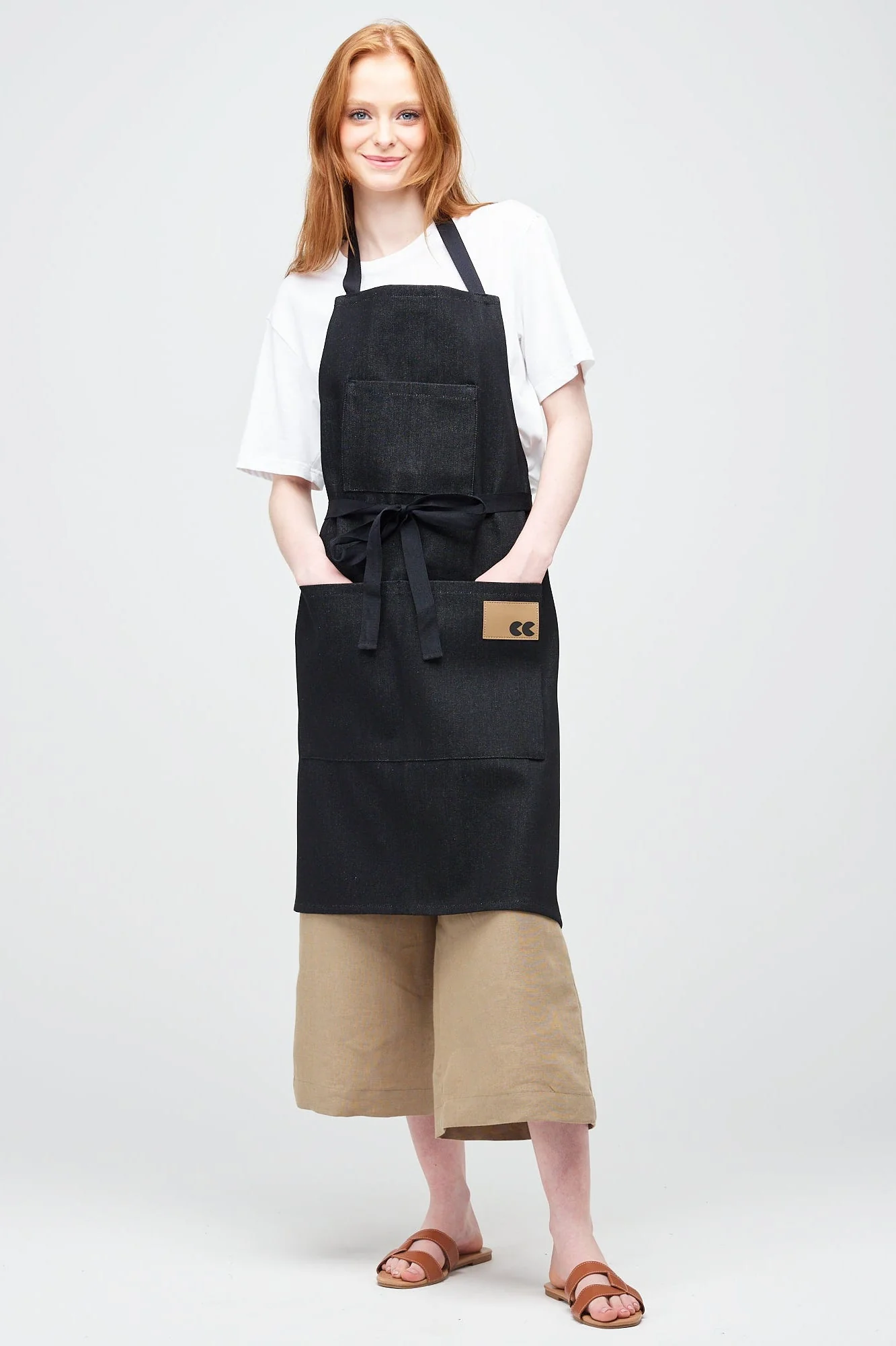Apron - Black Denim - Image 2