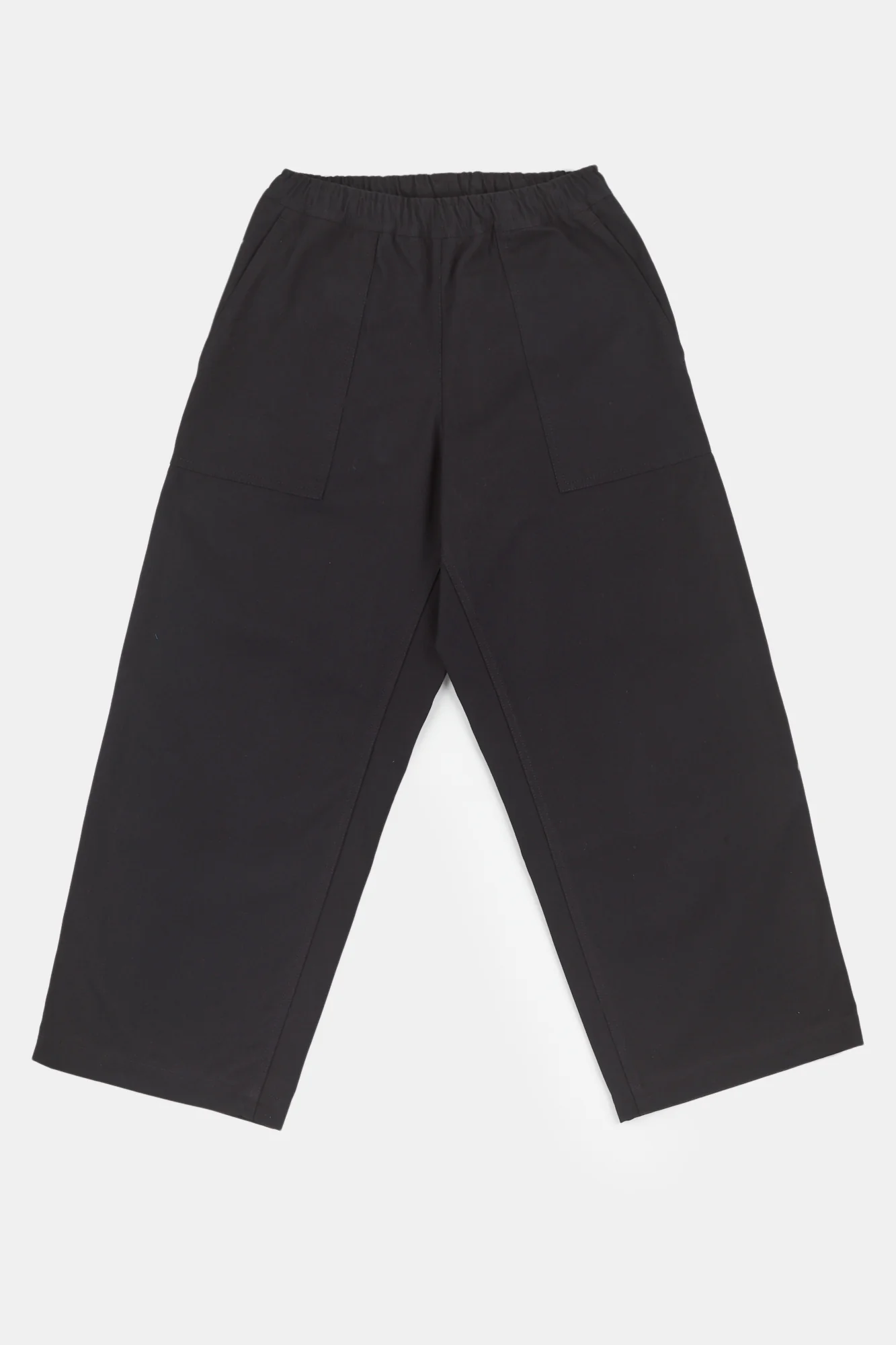 Camerawoman Drawstring Tapered Cotton Canvas Trousers - Black - Image 7