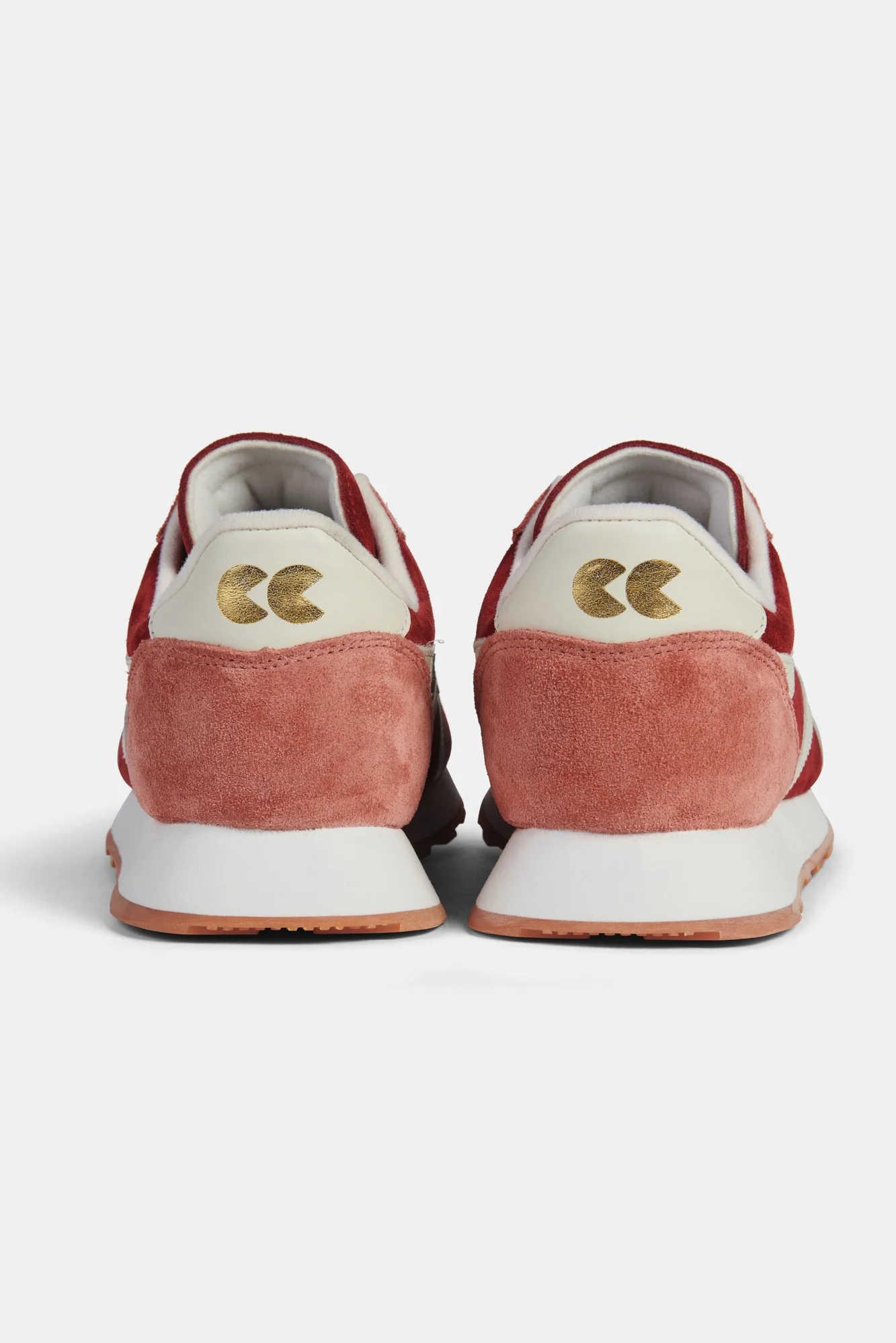 Catlow Trainer - Burgundy/Rose/Off White - Image 2