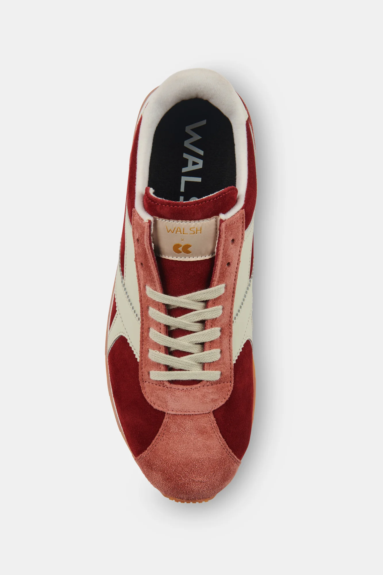 Catlow Trainer - Burgundy/Rose/Off White - Image 5