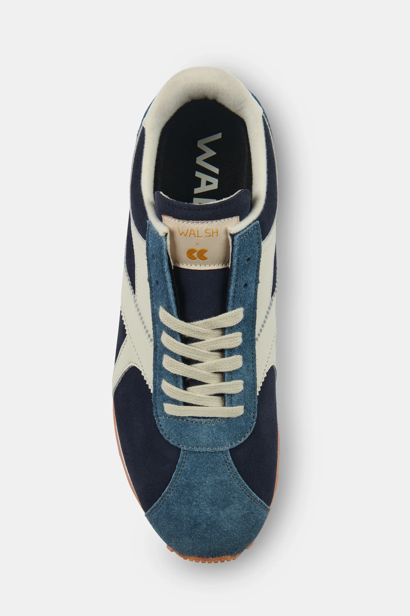 Catlow Trainer - Navy/Off White - Image 3