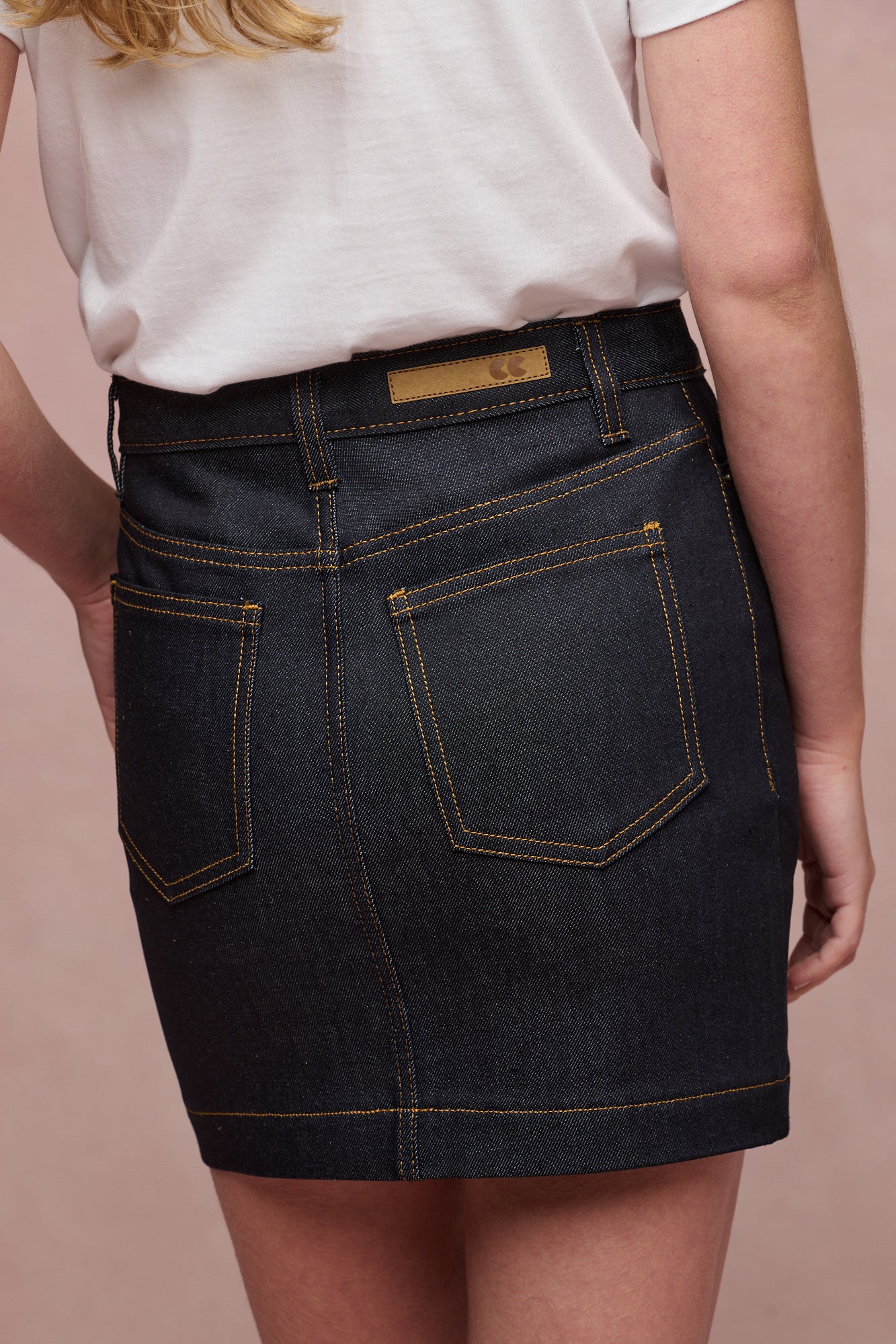 Women's Charlie Denim Mini Skirt - Indigo - Image 2