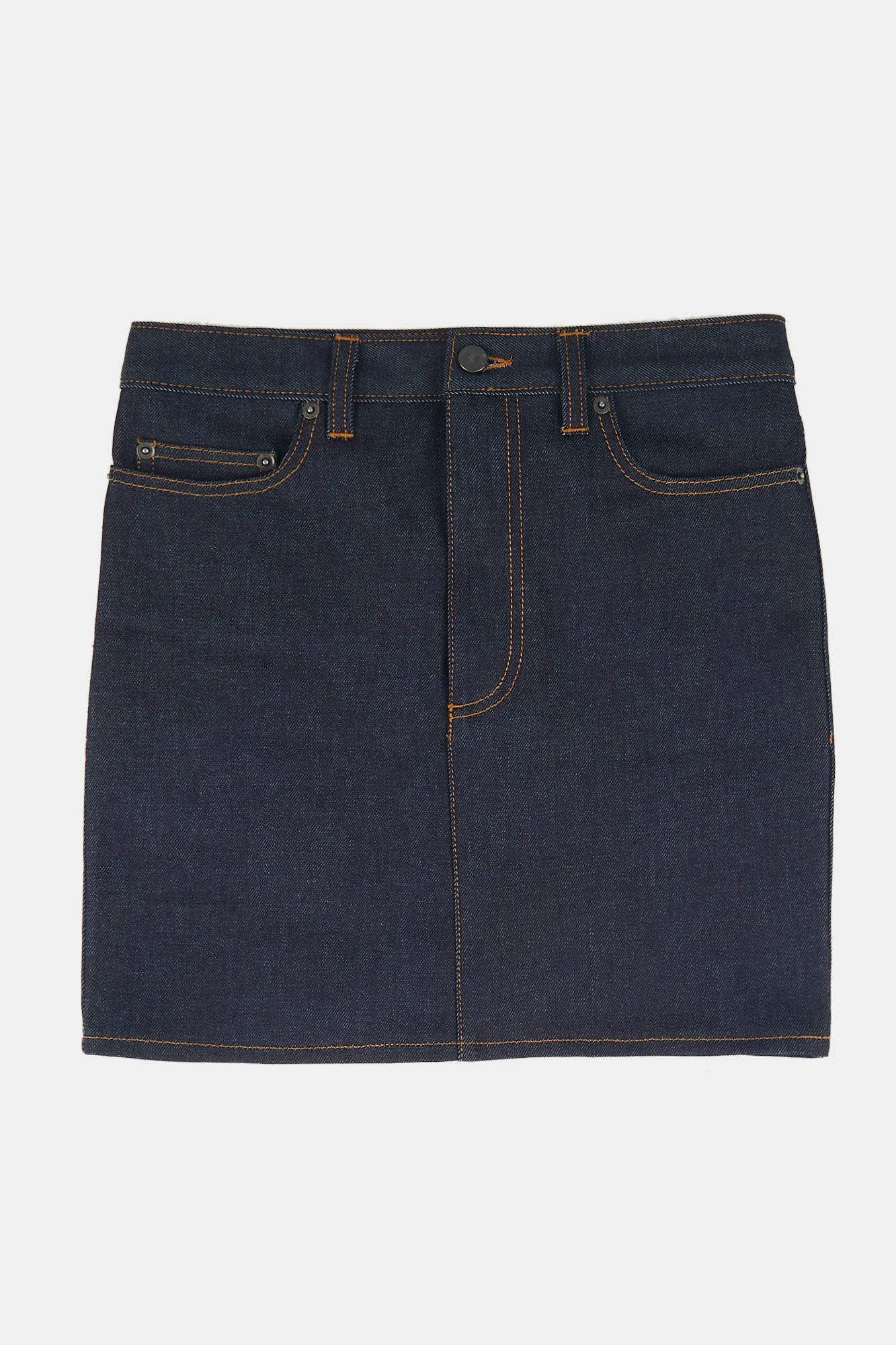 Women's Charlie Denim Mini Skirt - Indigo - Image 6
