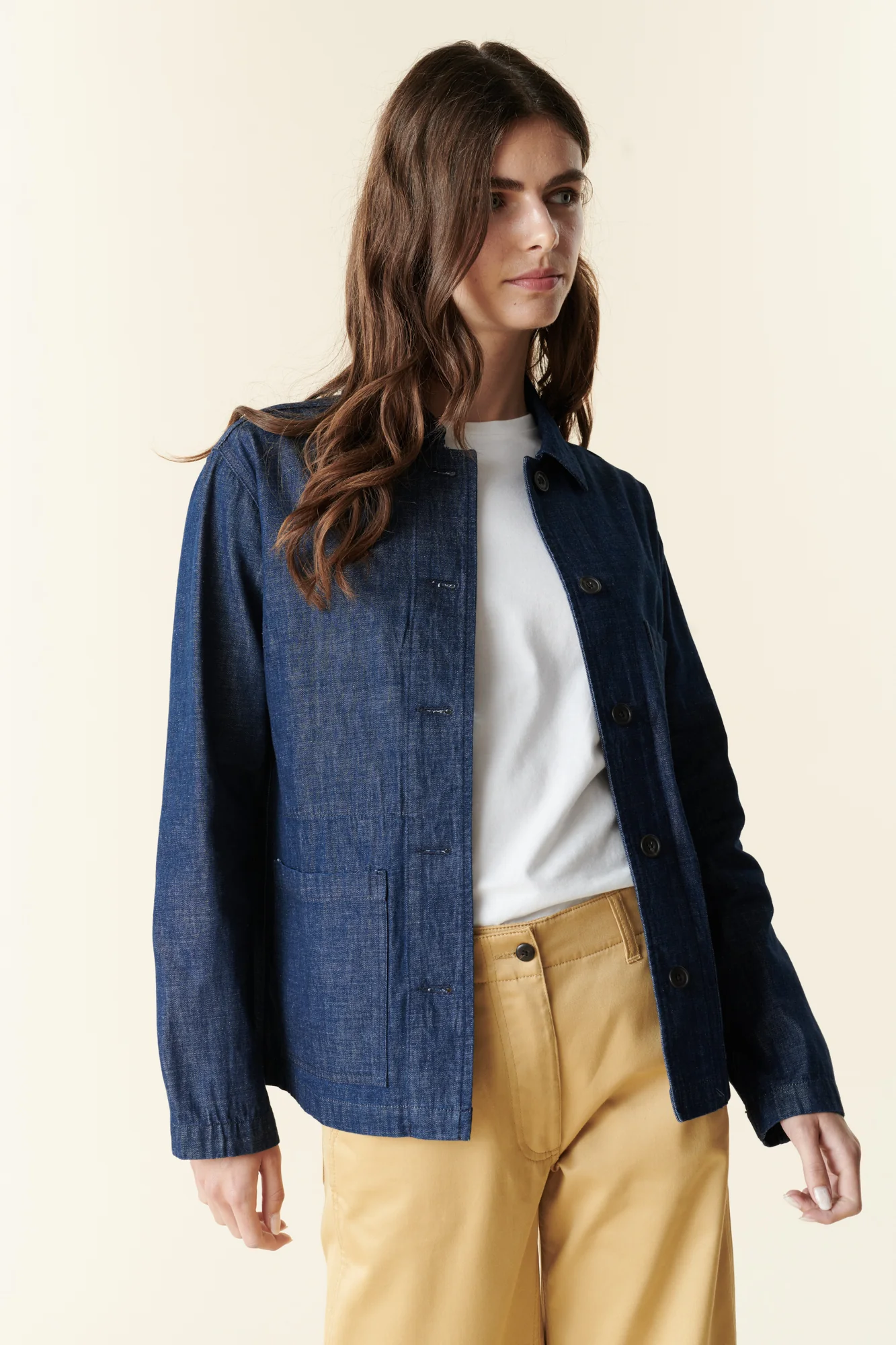 Women's Chore Jacket - Denim - Image 2