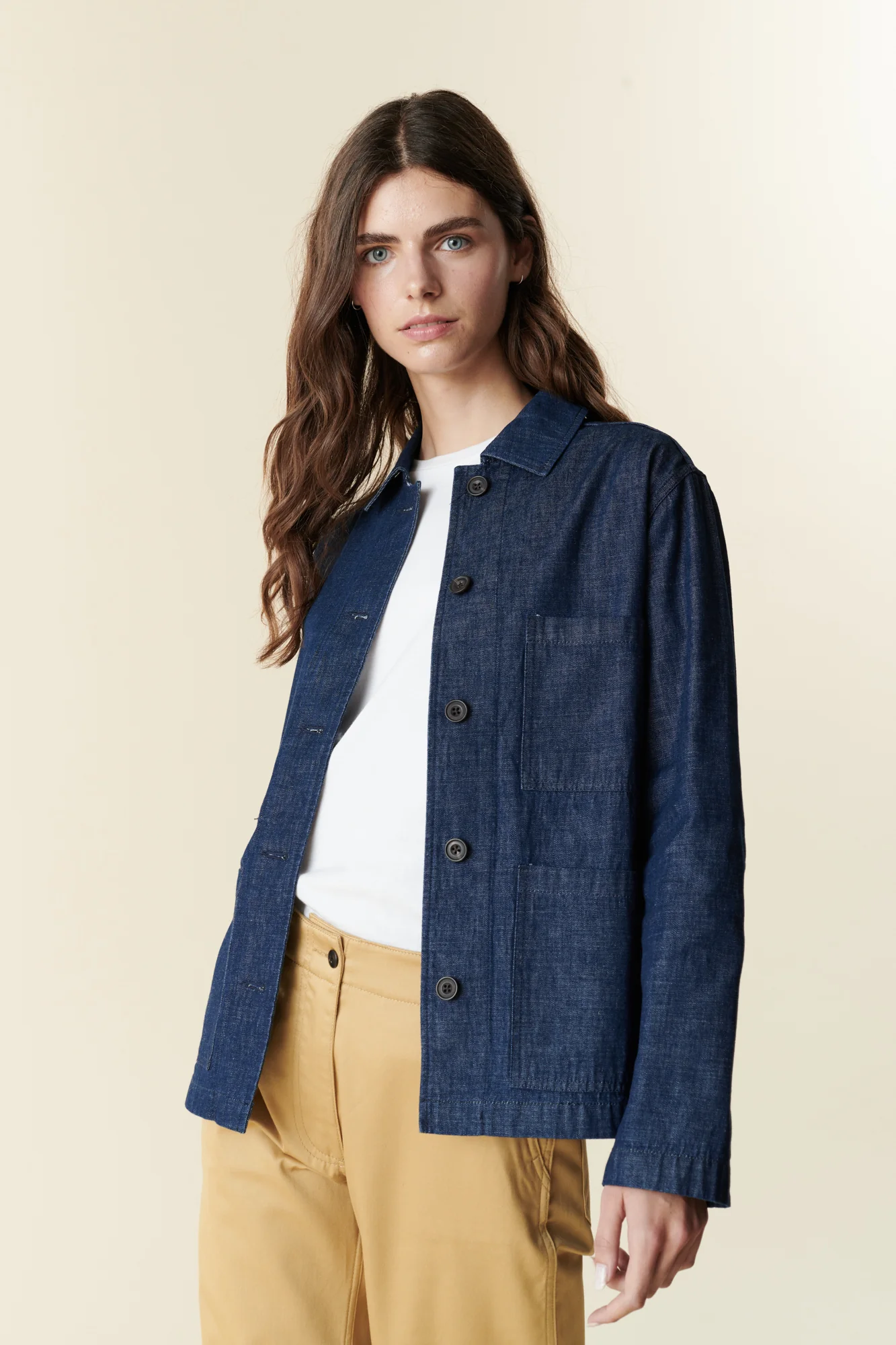 Women's Chore Jacket - Denim - Image 5