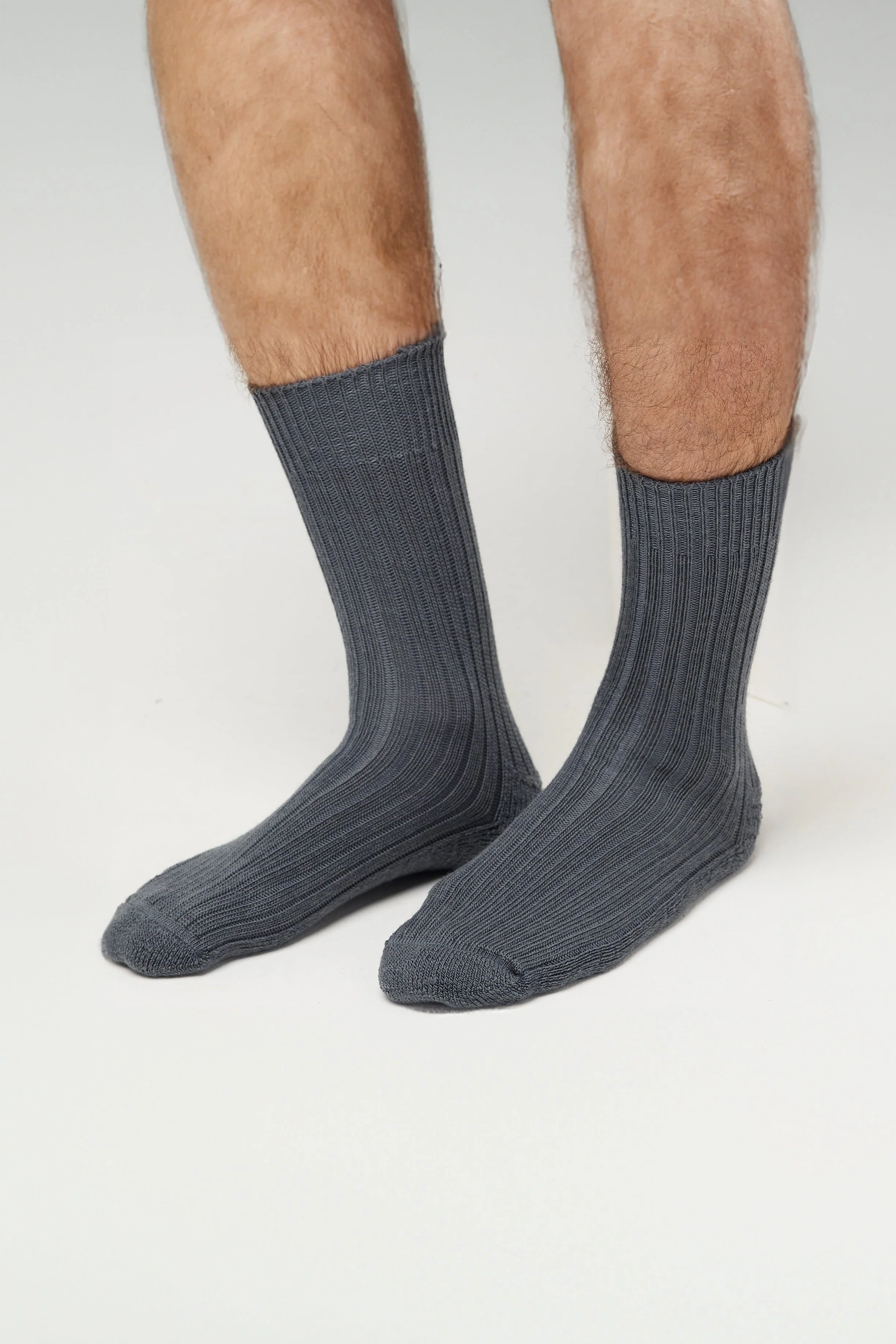 Cushioned Wool Walking Sock - Grey - Image 2