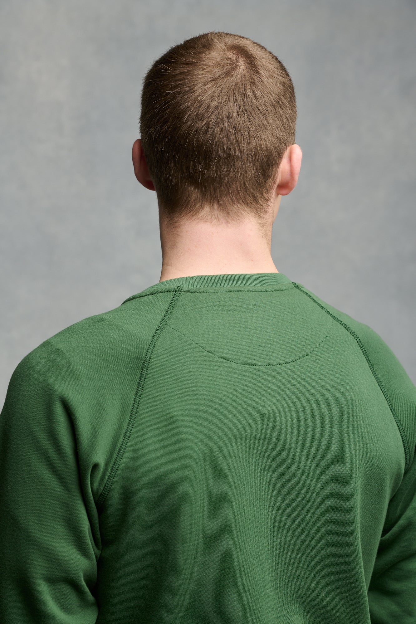 Men's Raglan Sweatshirt - Bottle Green - Image 3