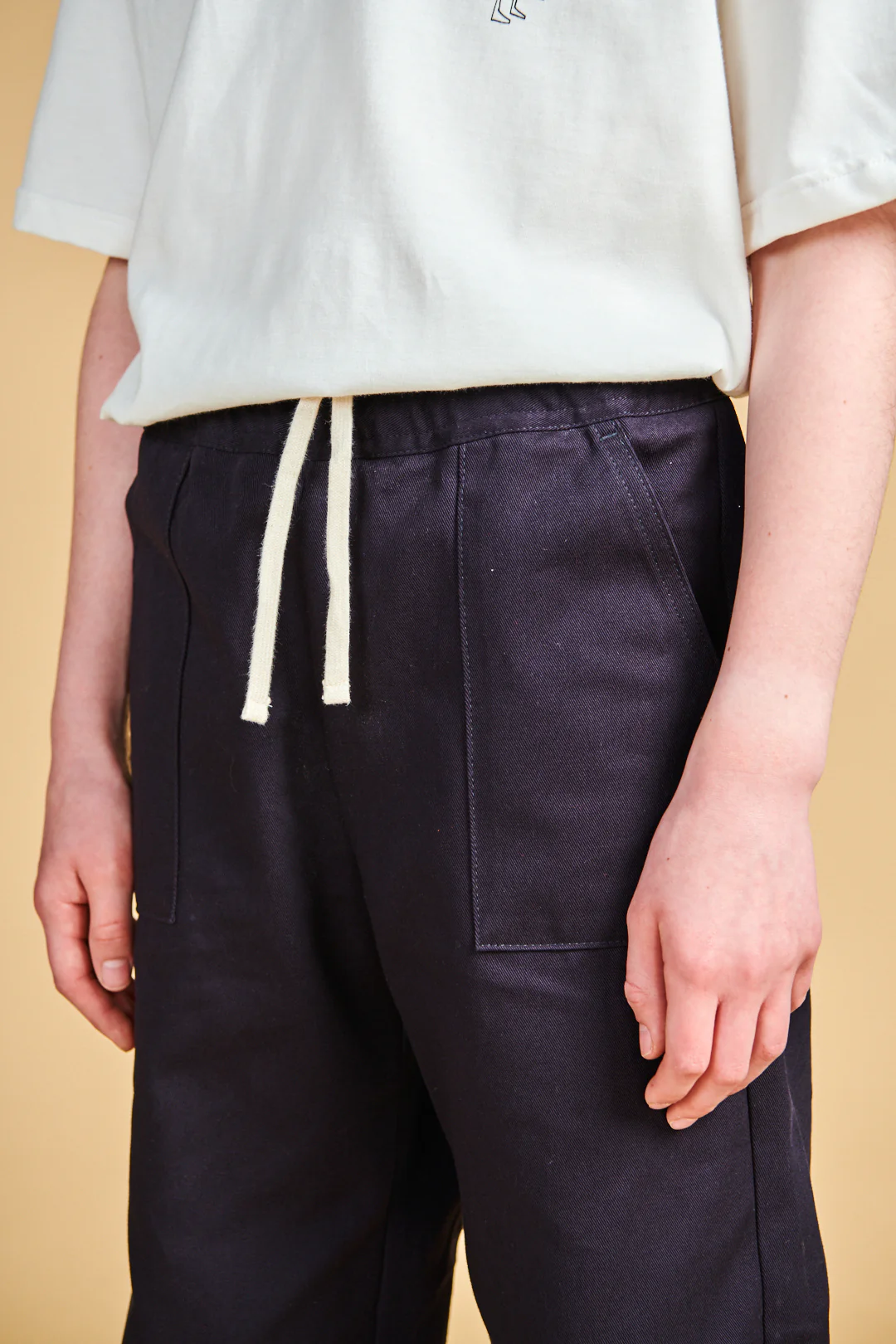 Kids Cam Relaxed Twill Trousers Plastic Free - Navy - Image 6