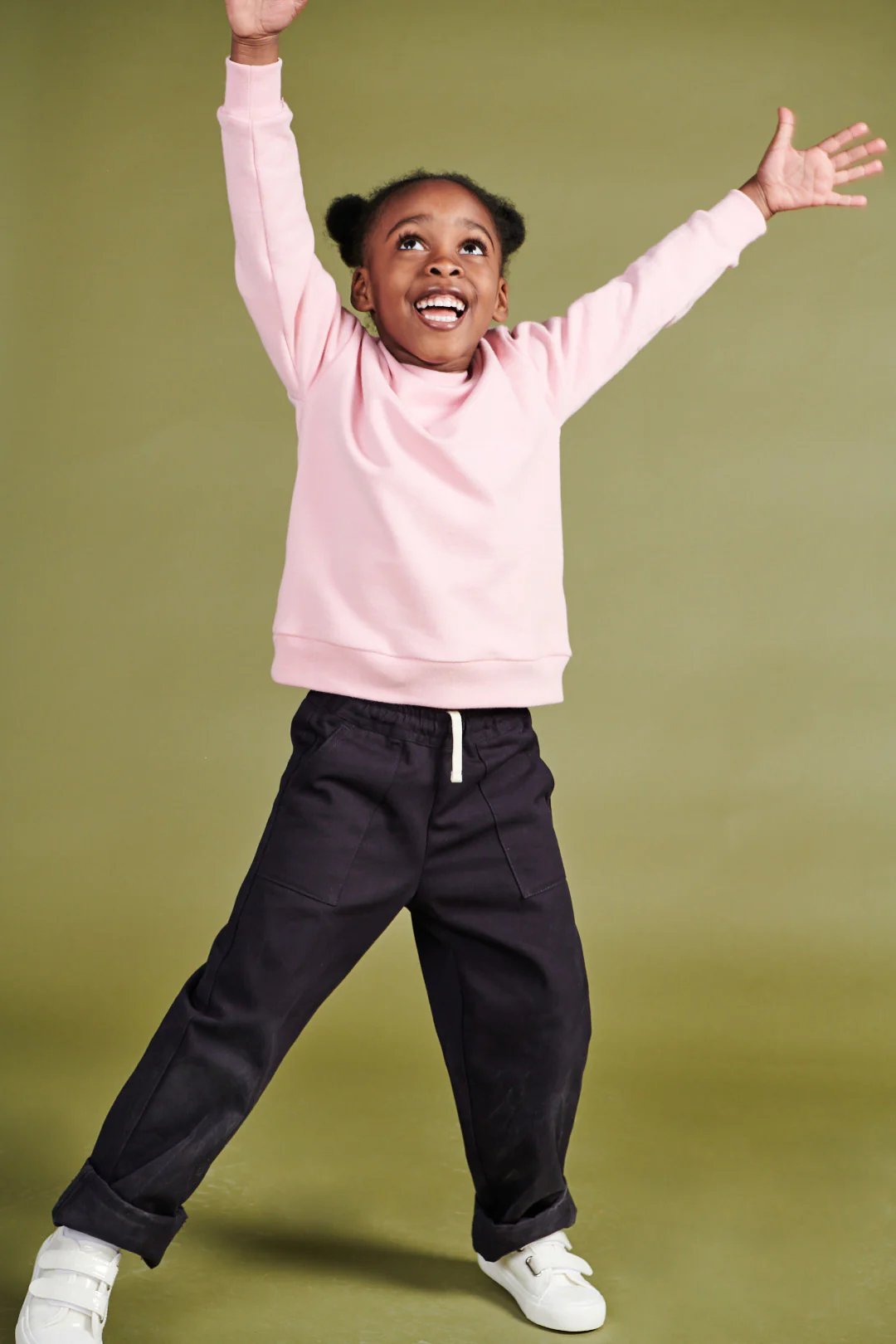 Kids Sweatshirt Plastic Free - Pink - Image 2