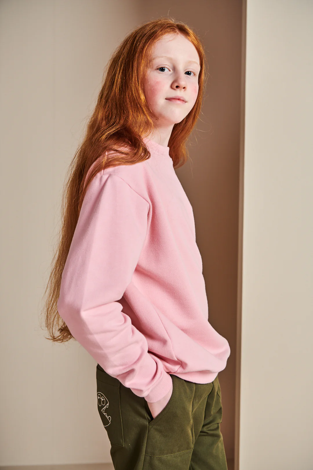 Kids Sweatshirt Plastic Free - Pink - Image 3