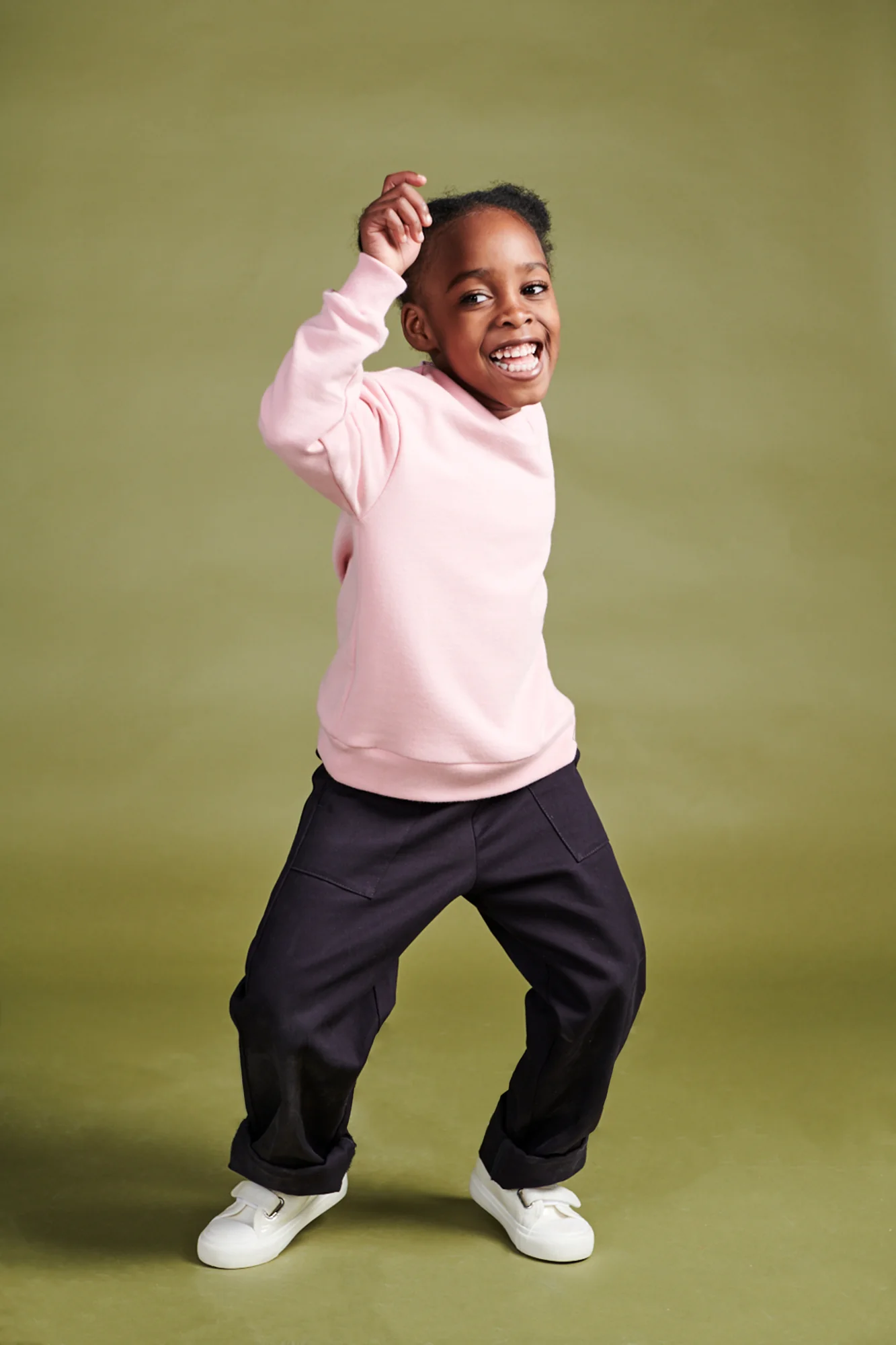 Kids Sweatshirt Plastic Free - Pink - Image 4