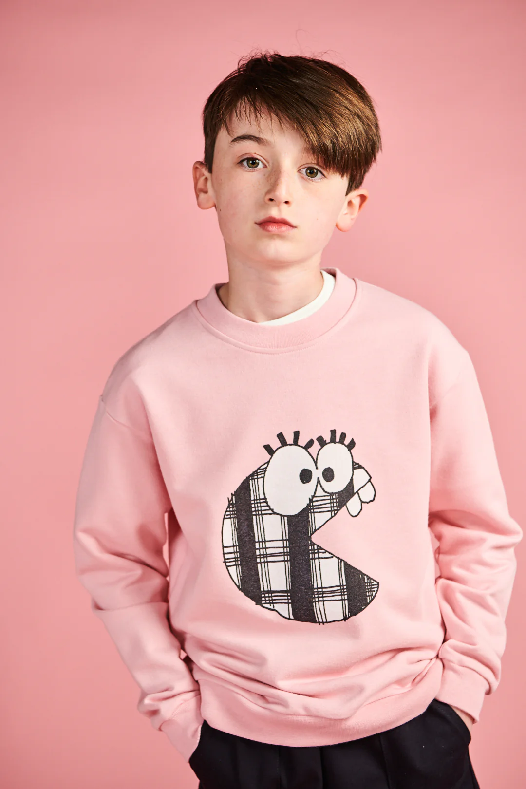 Kids Cheryl Tweedly Sweatshirt Plastic Free - Pink - Image 3