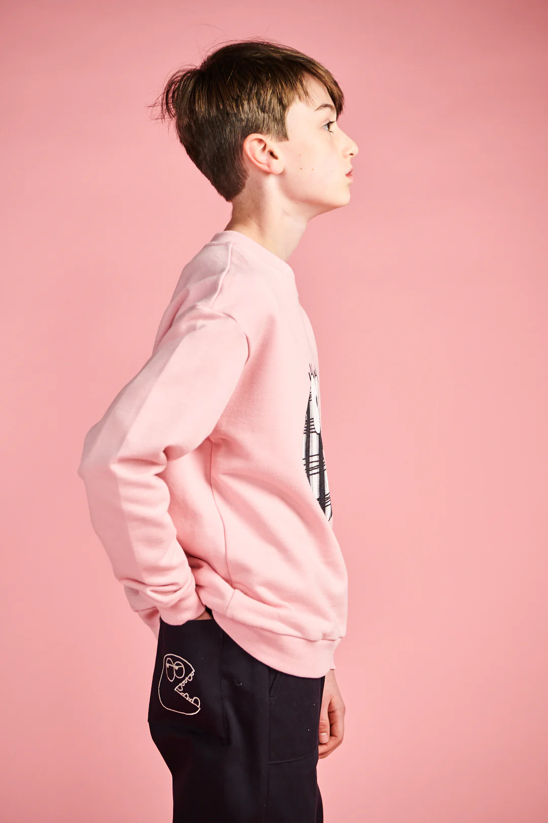 Kids Cheryl Tweedly Sweatshirt Plastic Free - Pink - Image 4