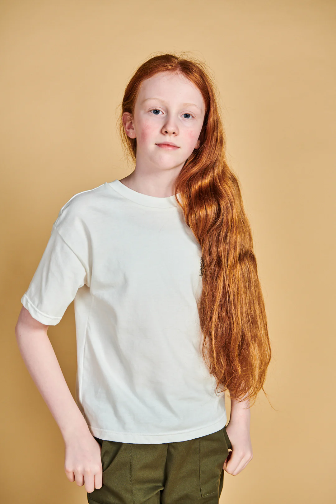 Kids T Shirt Plastic Free - Bone - Image 4