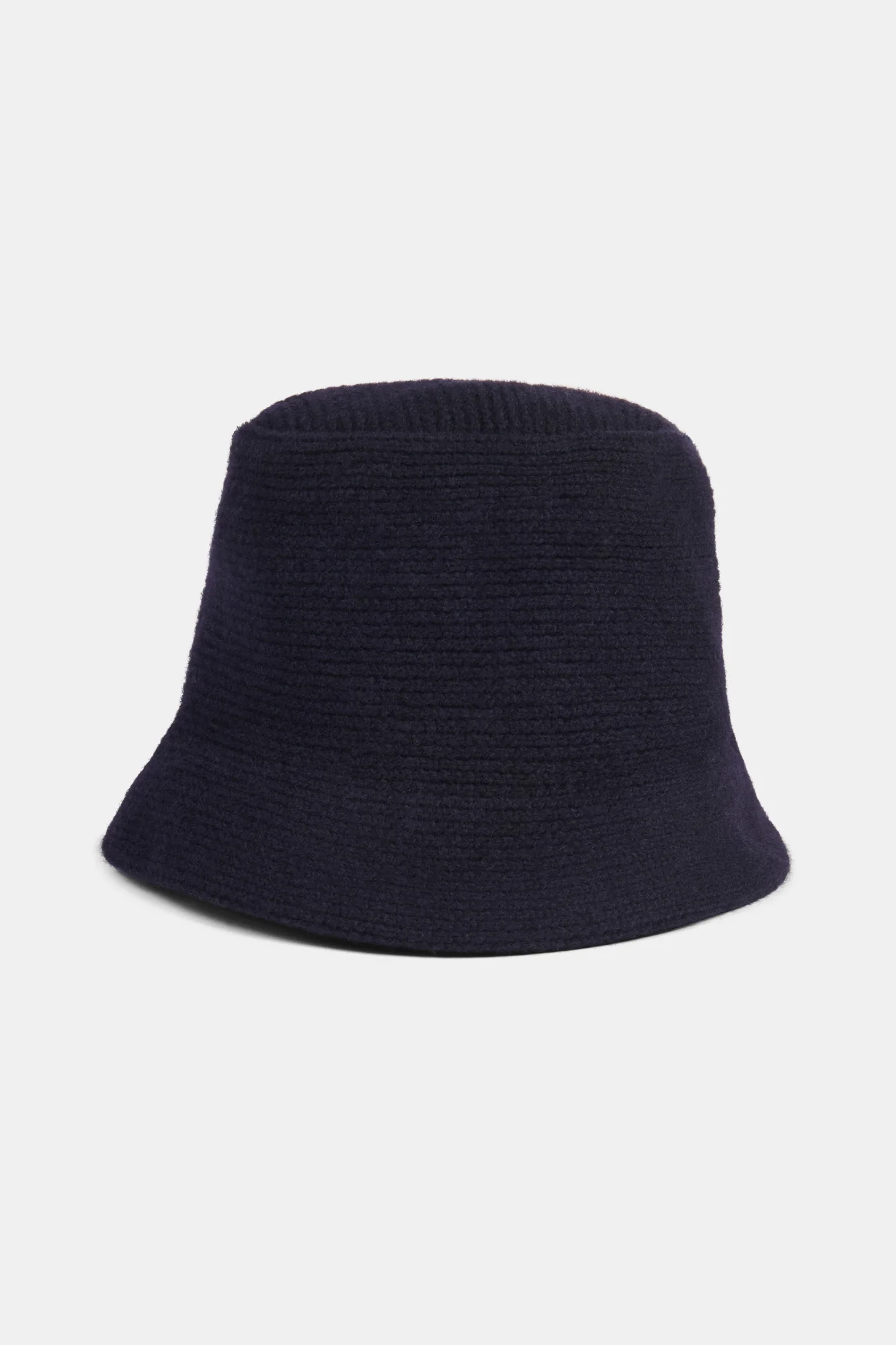 Lambswool Bucket Hat- Navy - Image 2