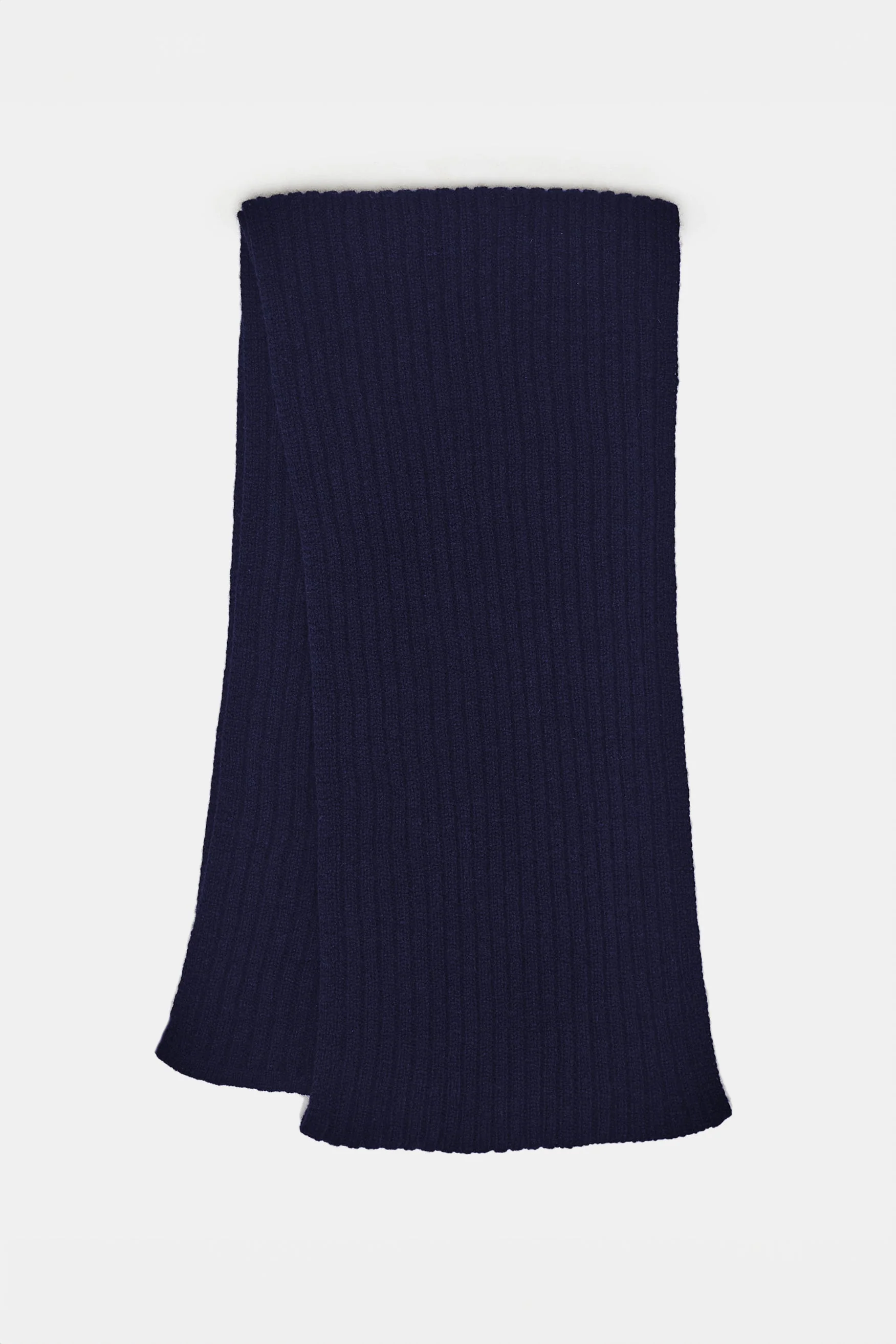 Lambswool Scarf - Navy - Image 2