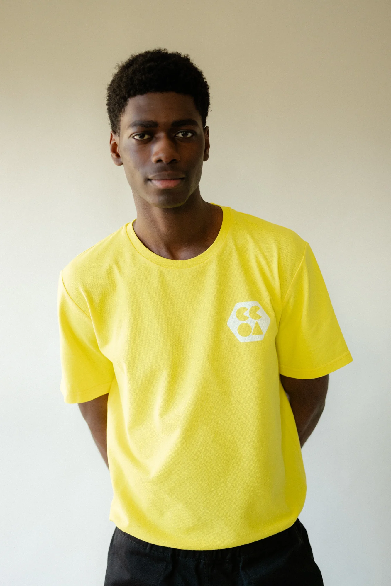 Men's Breathable T Shirt Plastic Free - Canary Yellow - Image 3