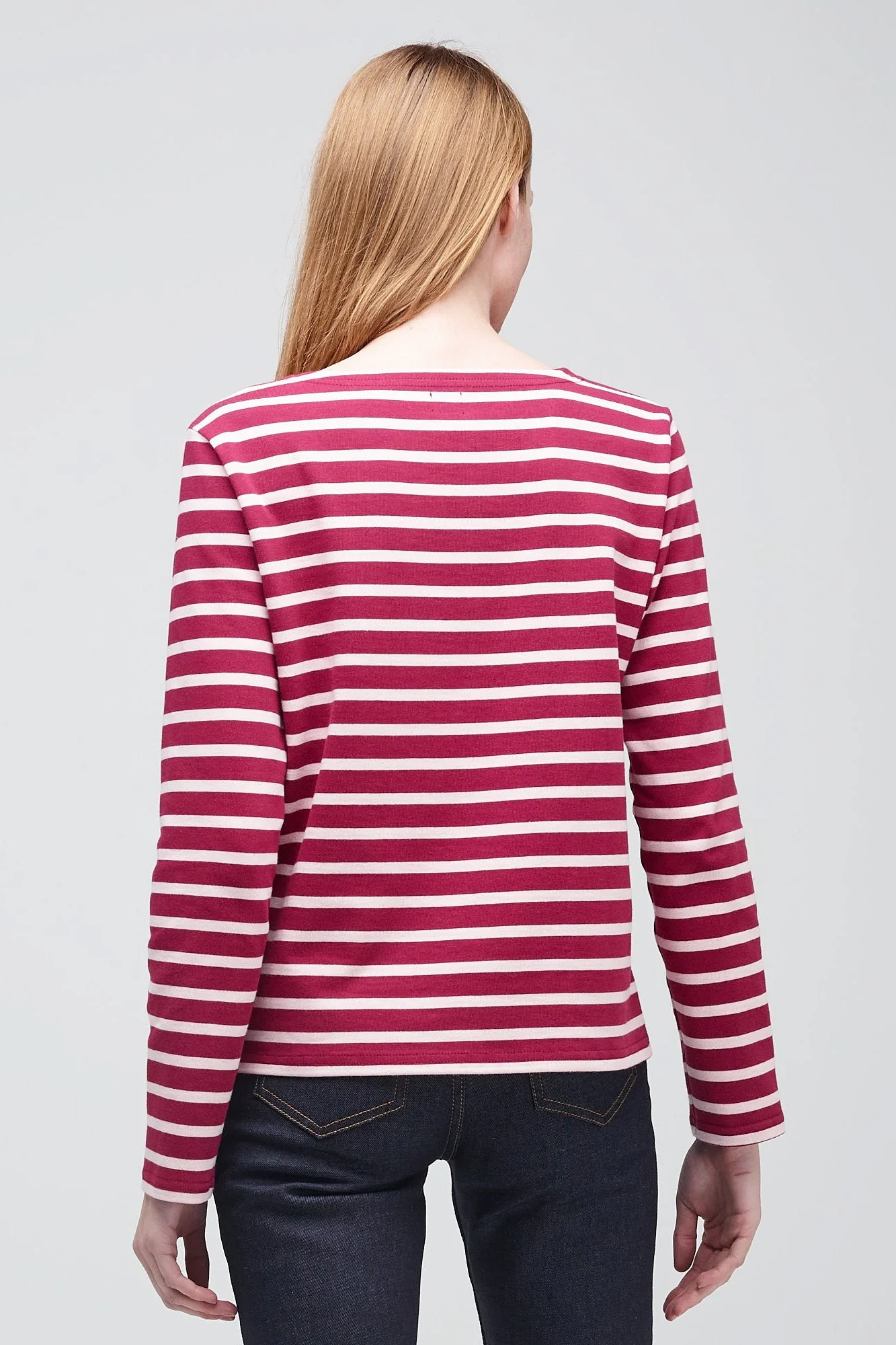 Women's Breton - Burgundy/Ecru - Image 3