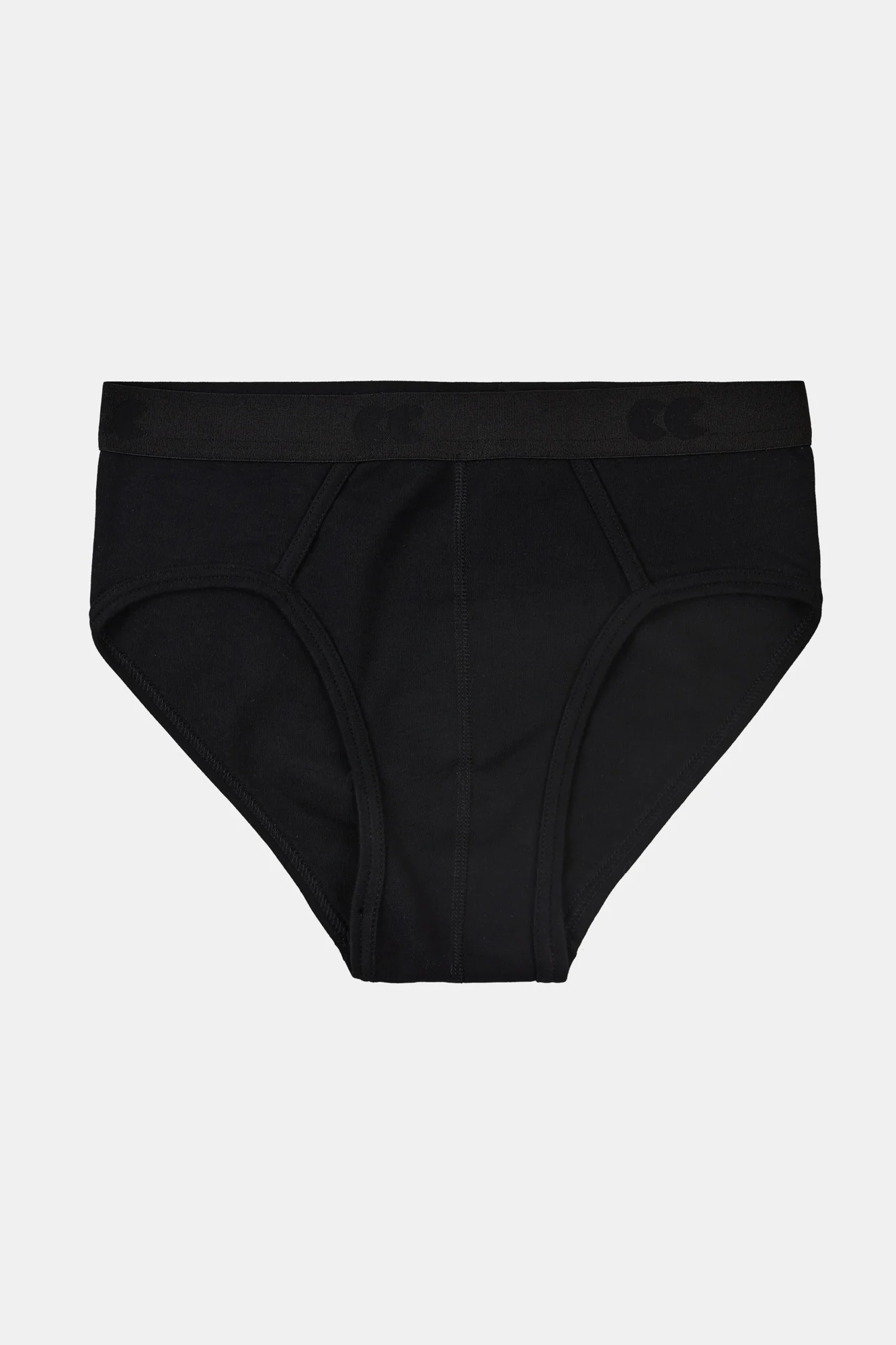 Mens Briefs - 2 Pack - Black - Image 5