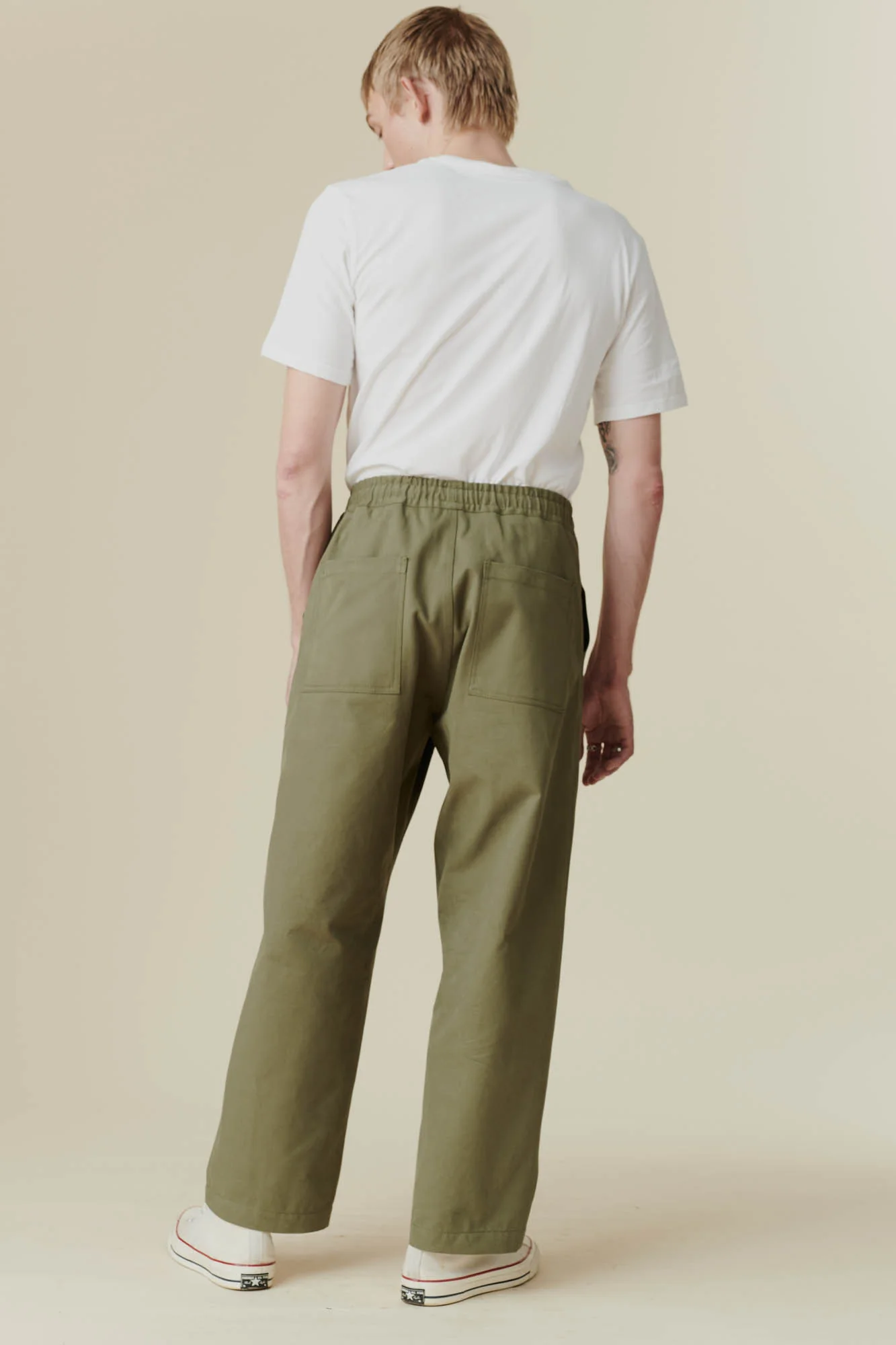 Mens Cameraman Pant - Olive - Image 3
