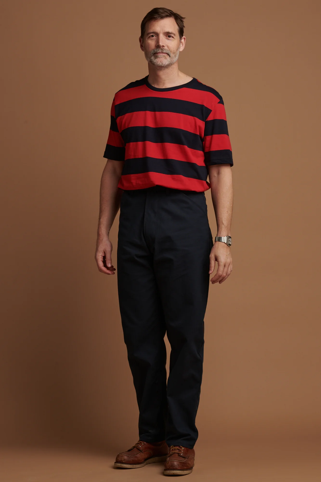 Men's Chore Heavyweight Canvas Trousers - Dark Navy - Image 4