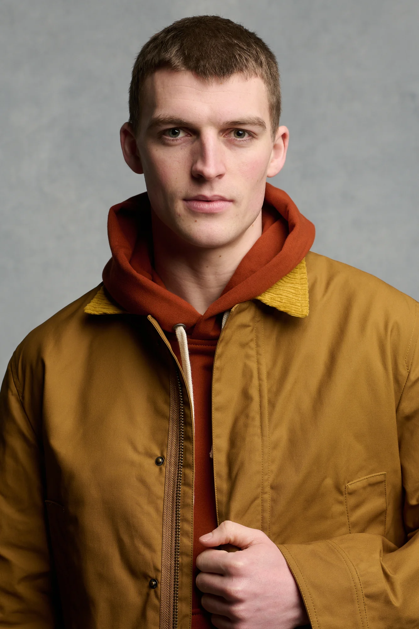 Men's Waxed Car Coat - Dark Tan - Image 5