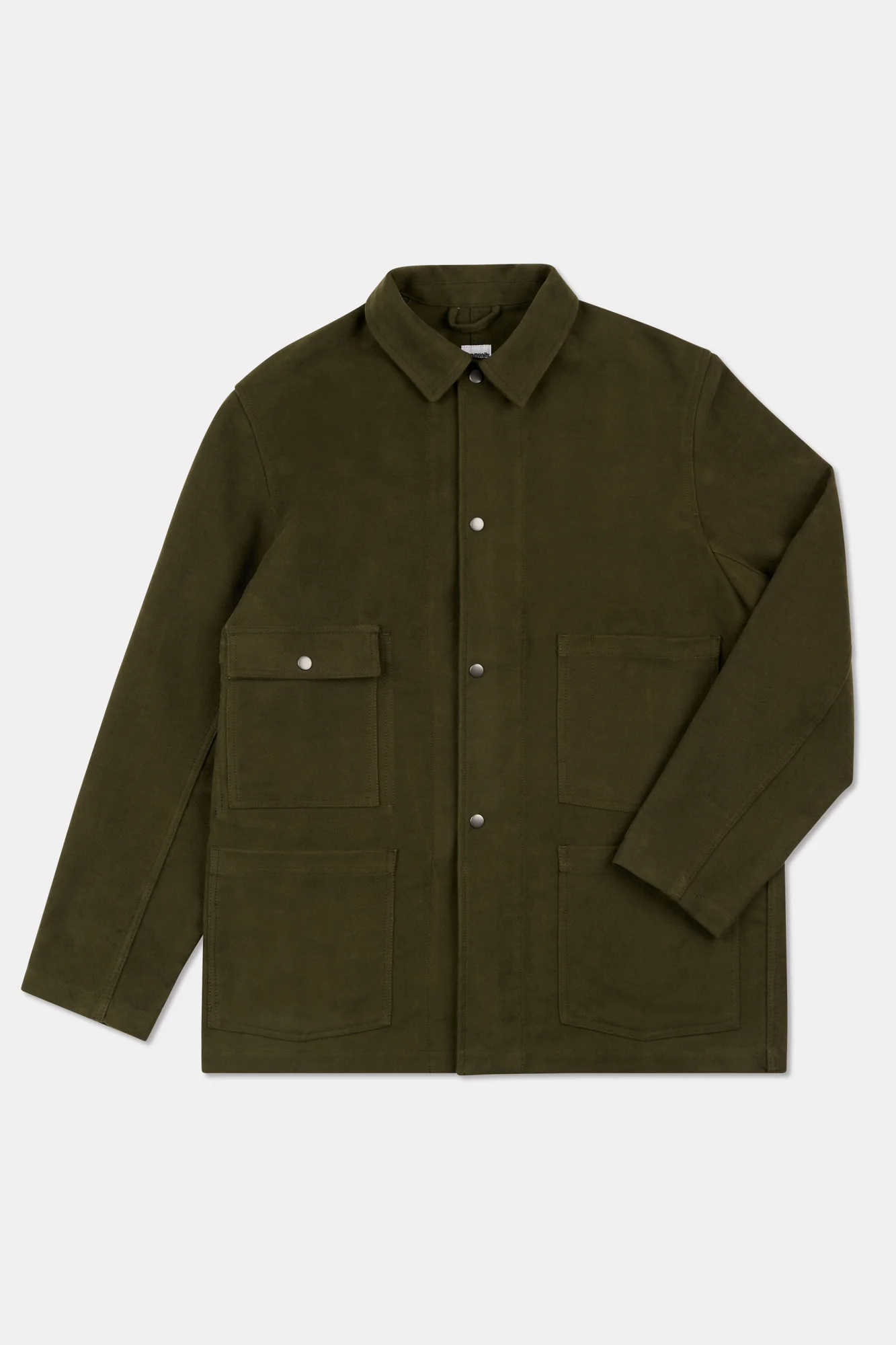 Men's Carter Moleskin Chore Jacket - Dark Olive - Image 7