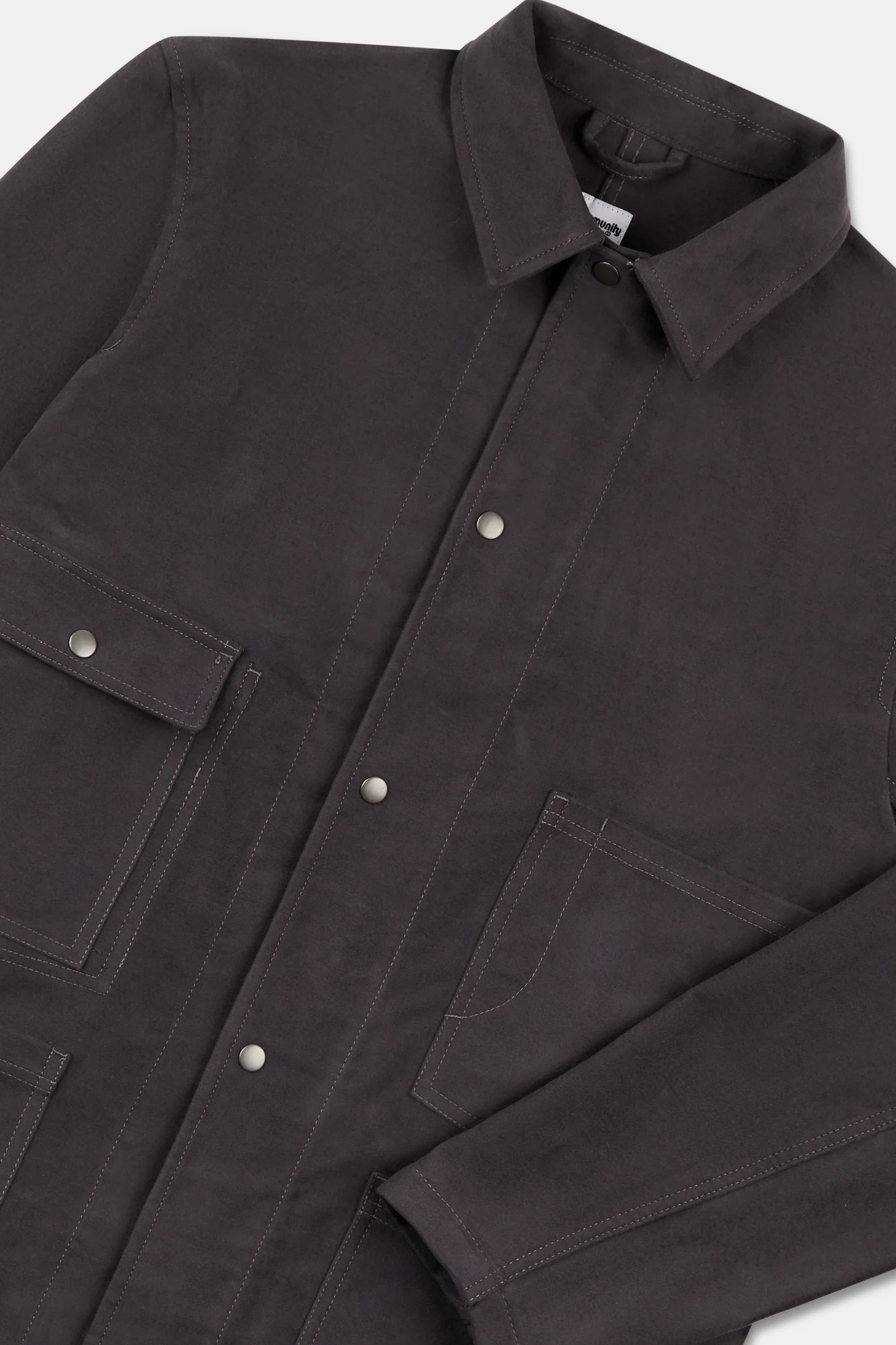 Men's Carter Moleskin Chore Jacket - Slate - Image 4