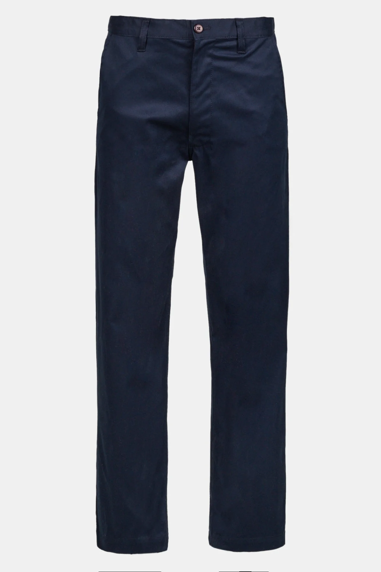 Men's Slim Lightweight Stretch Cotton Twill Chinos - Navy - Image 5