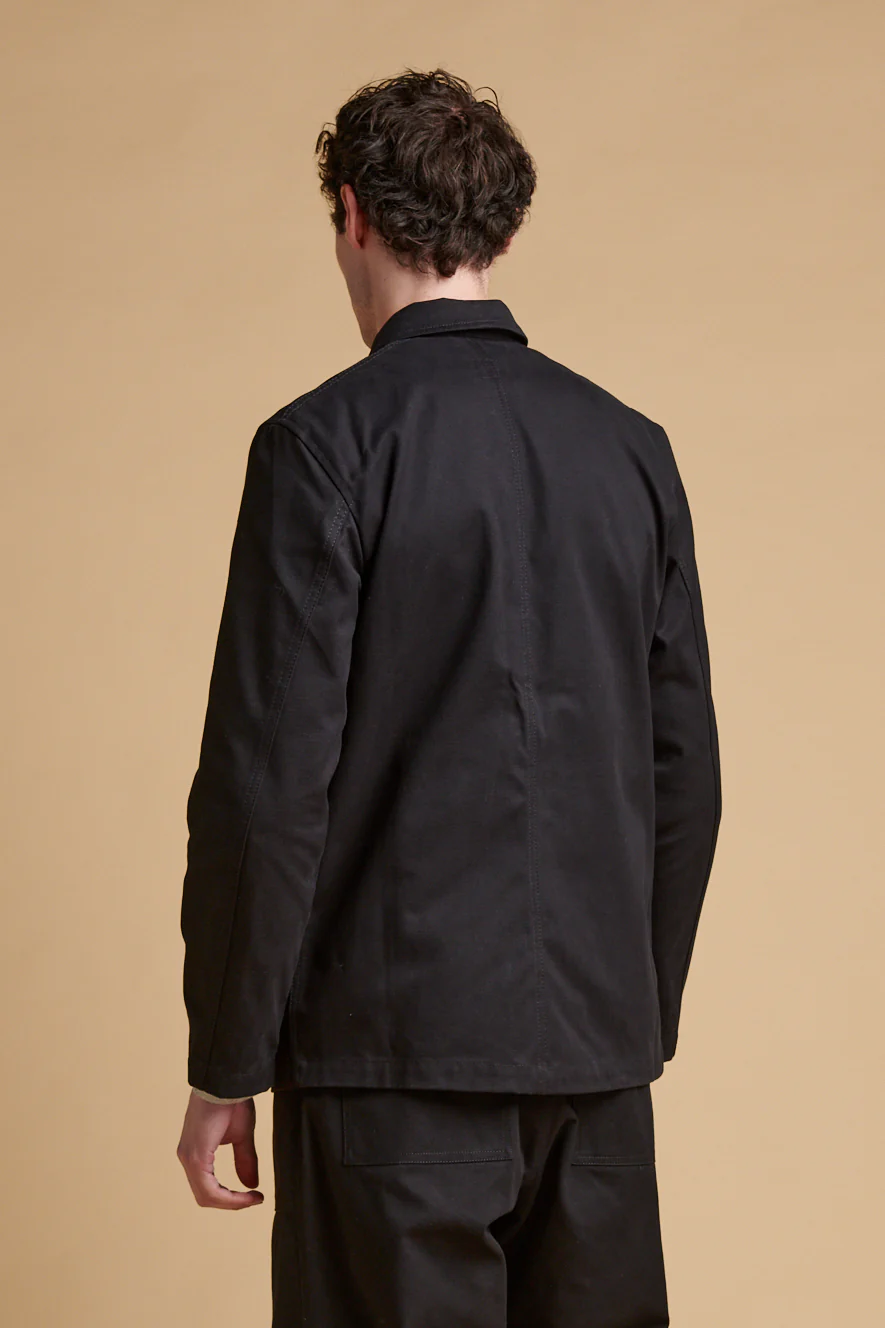 Men's Chore Jacket - Black - Image 4
