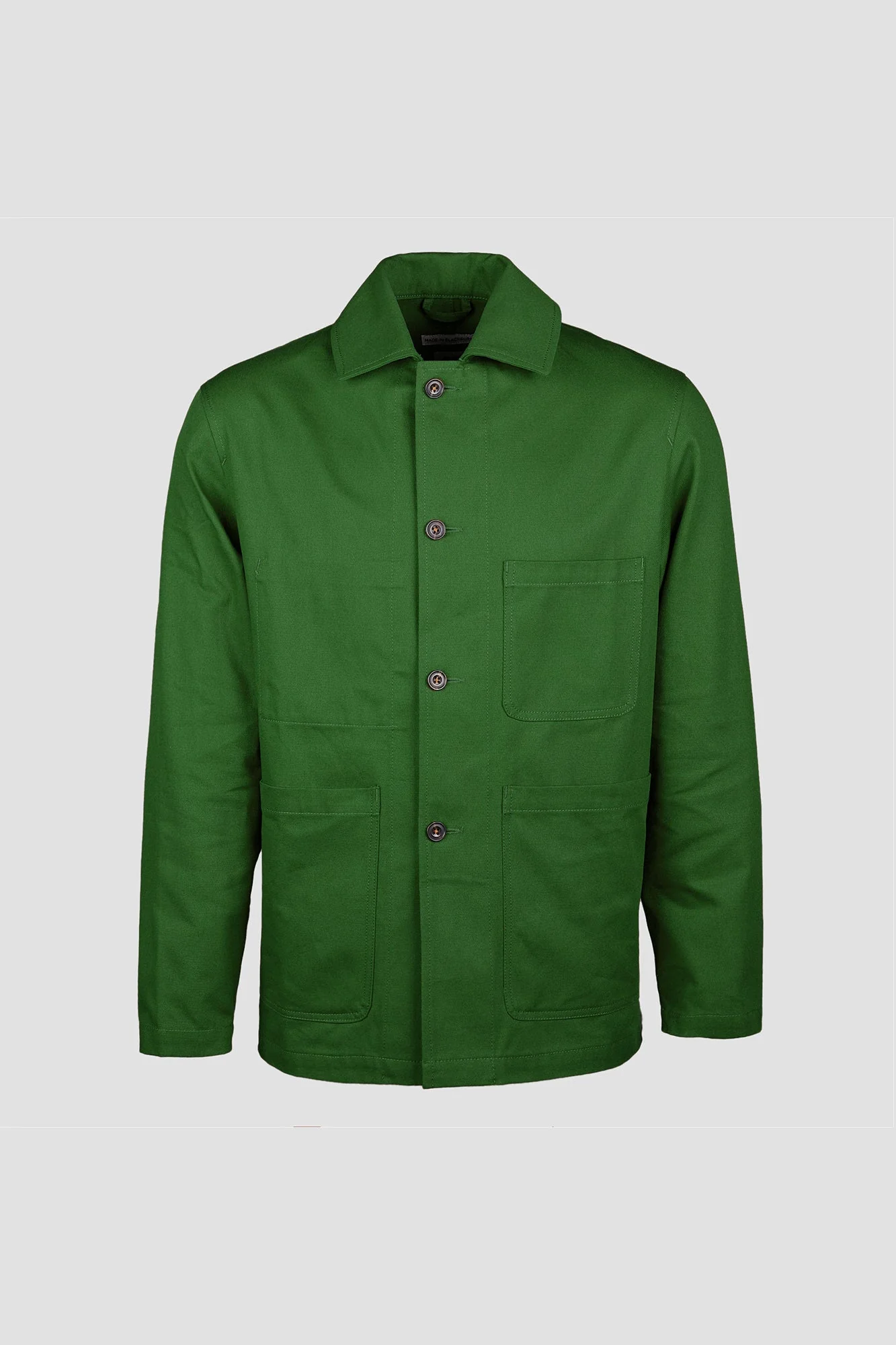 Men's Chore Jacket - Bottle Green - Image 4