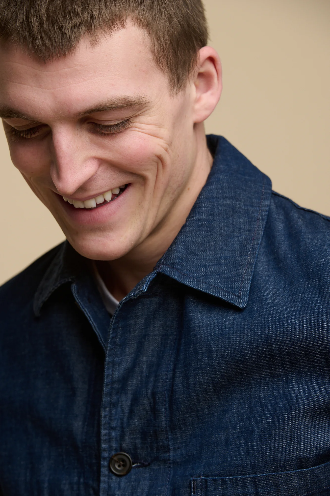 Men's Chore Jacket - Denim - Image 2