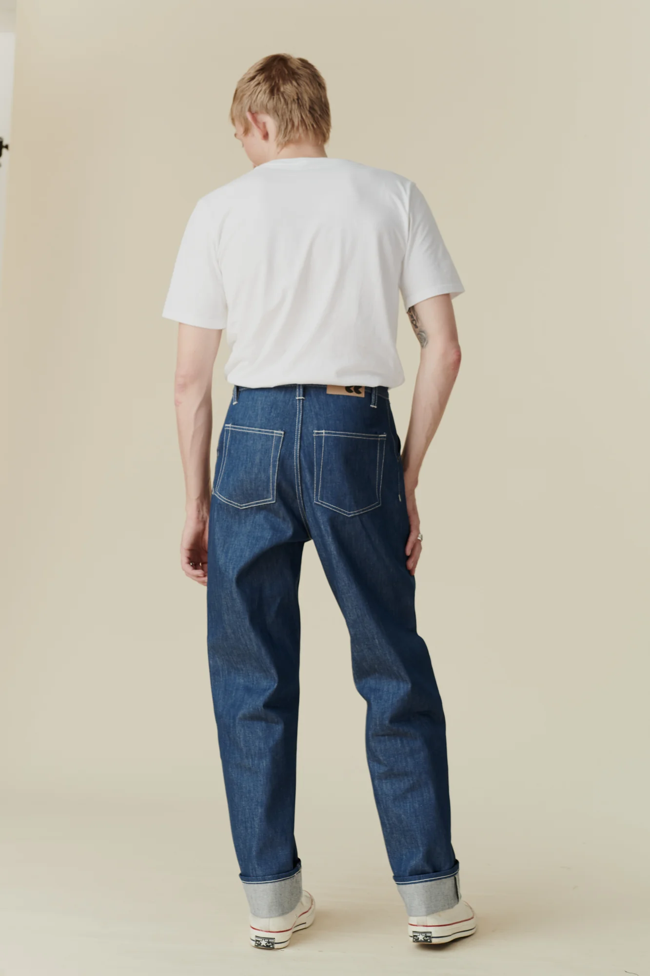 Men's Chore Denim Jeans - Blue - Image 4