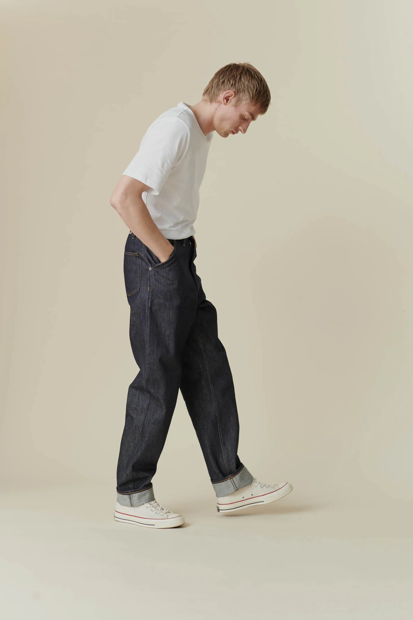 Men's Chore Denim Jeans - Indigo - Image 2