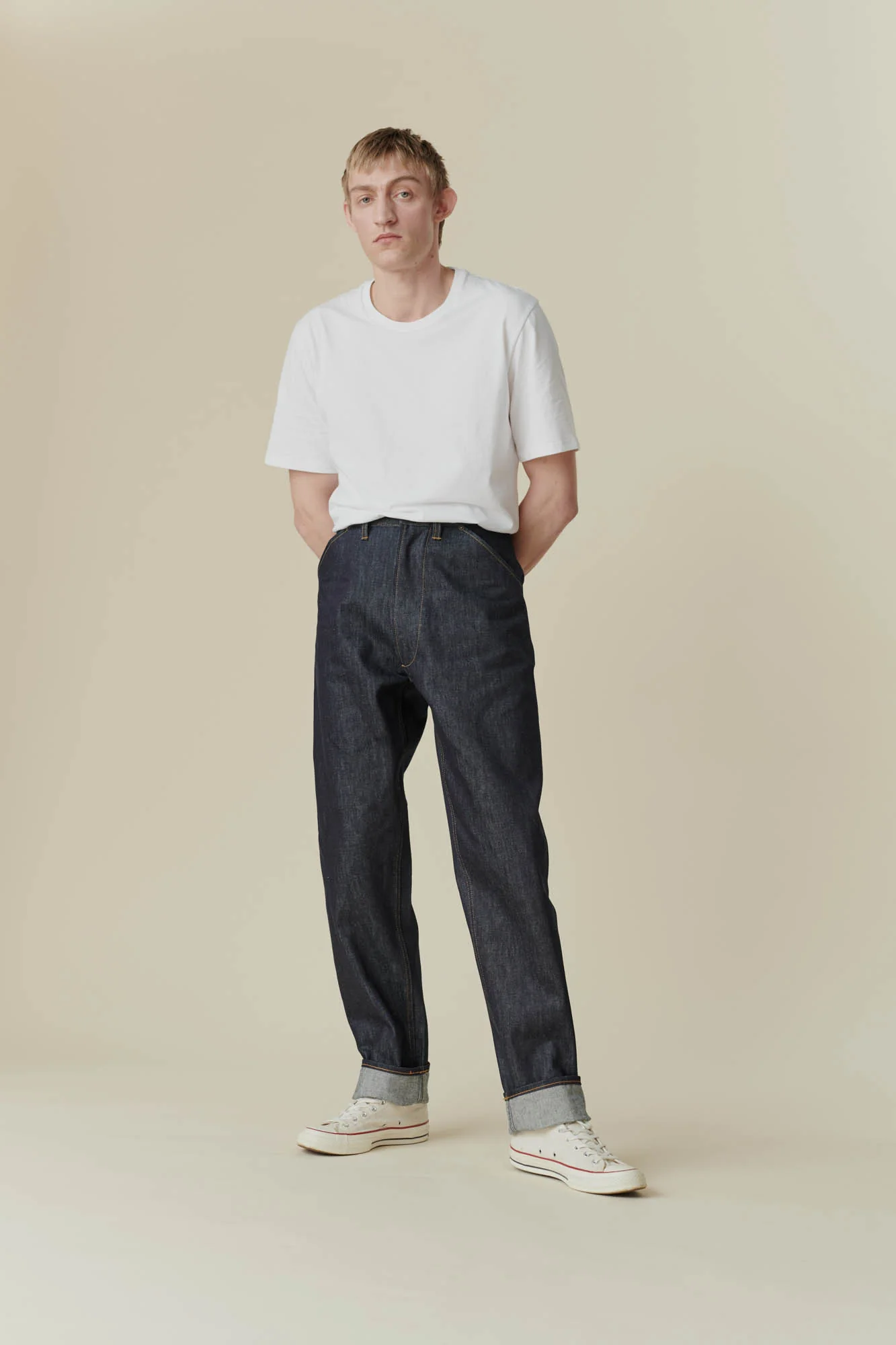 Men's Chore Denim Jeans - Indigo - Image 4