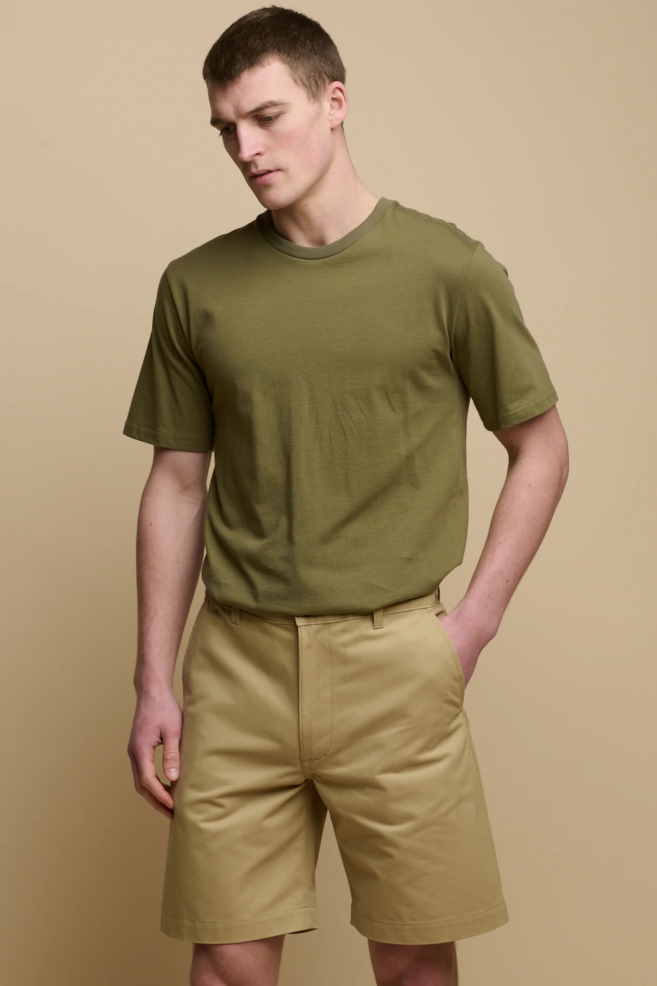 Men's Classic Shorts - Stone - Image 4