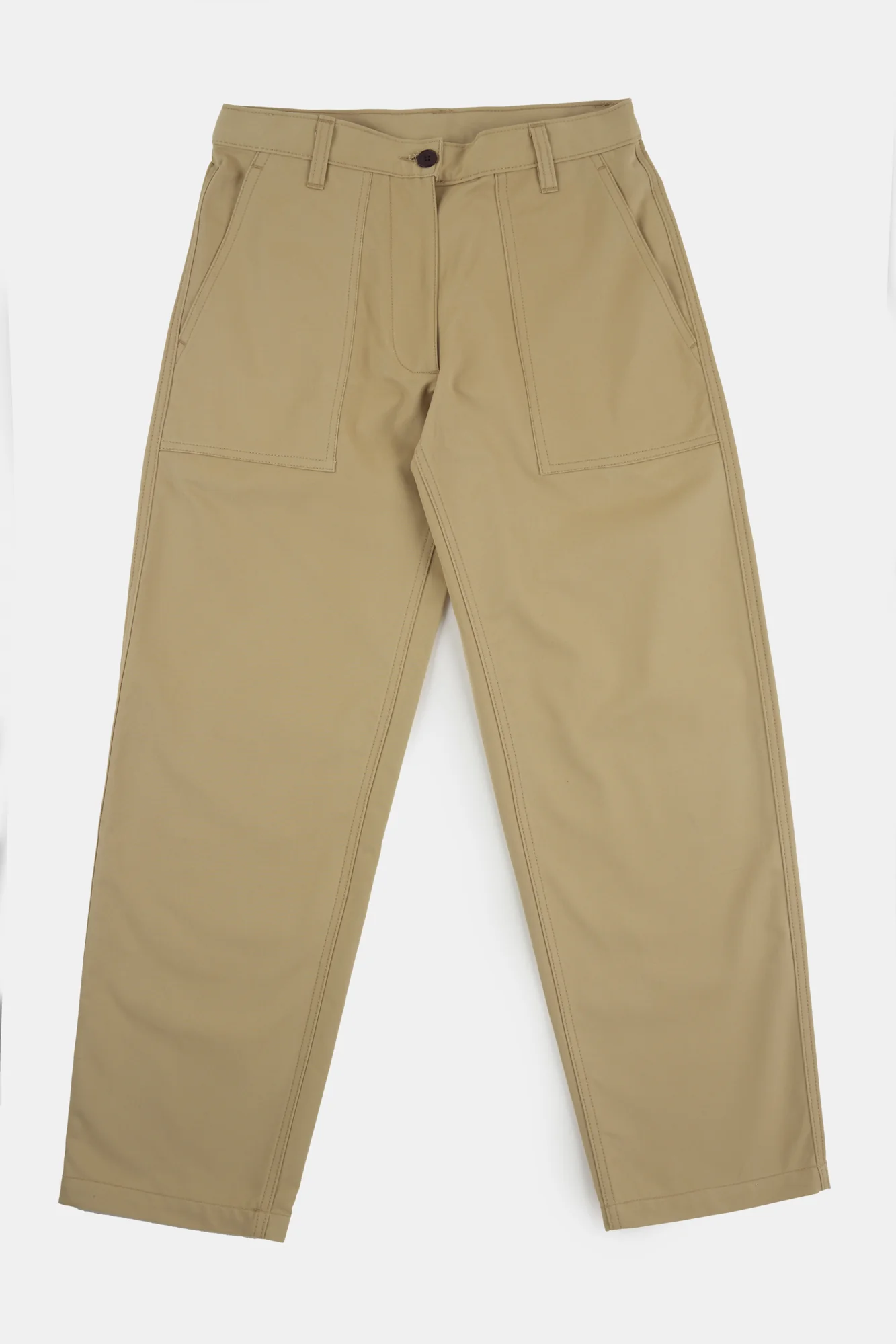 Men's Combat Heavyweight 100% Cotton Twill Trousers - Putty - Image 5