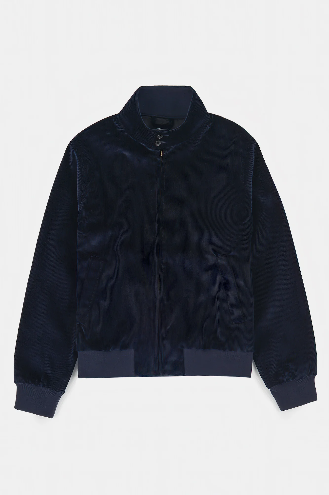 Men's Corduroy Harrington Jacket - Navy - Image 6