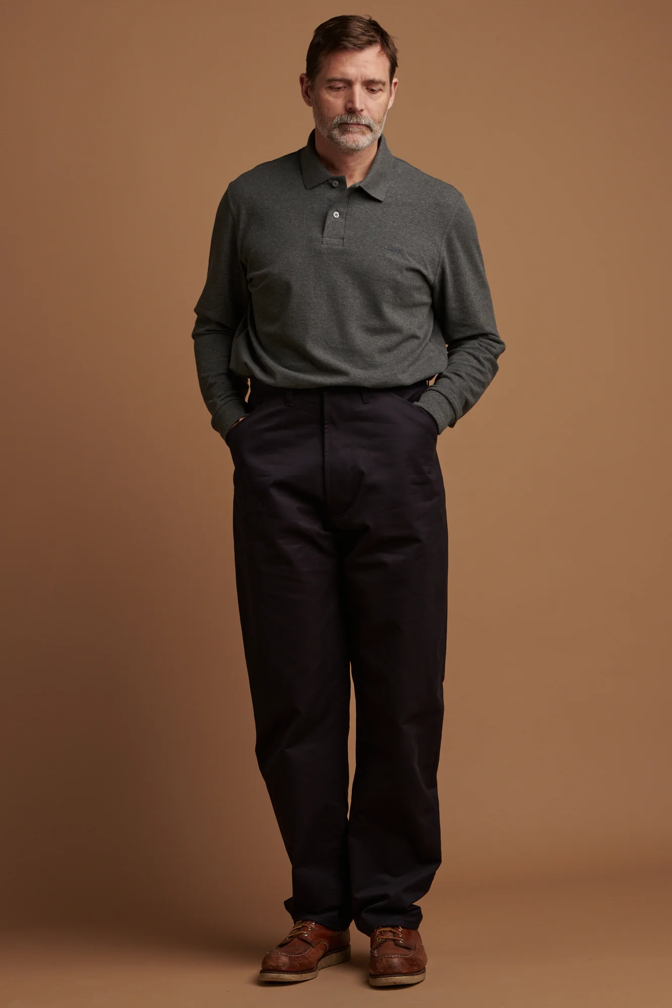 Mens Chore Trousers - Navy - Image 4