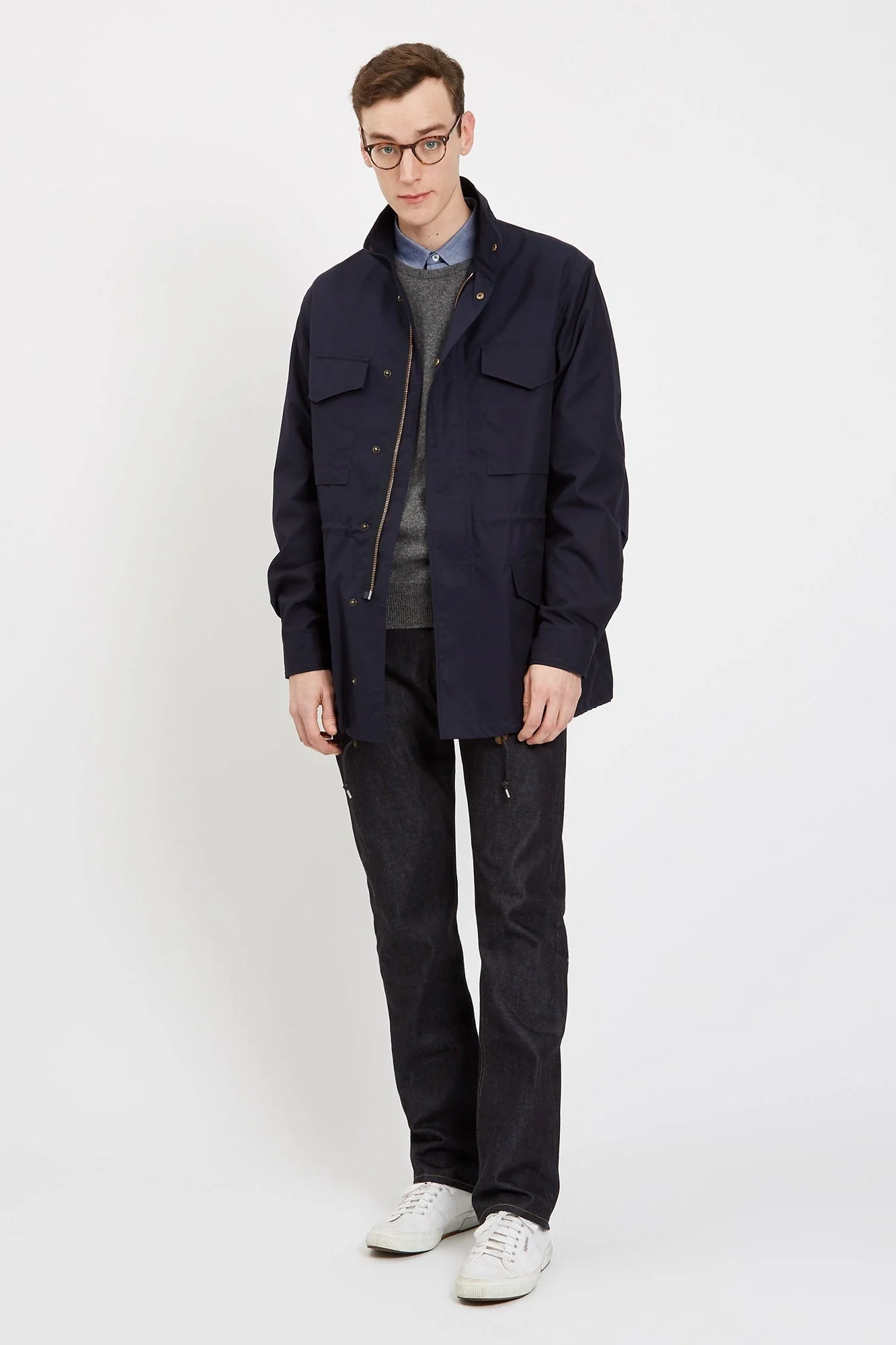 Men's Field Jacket - Navy - Image 2