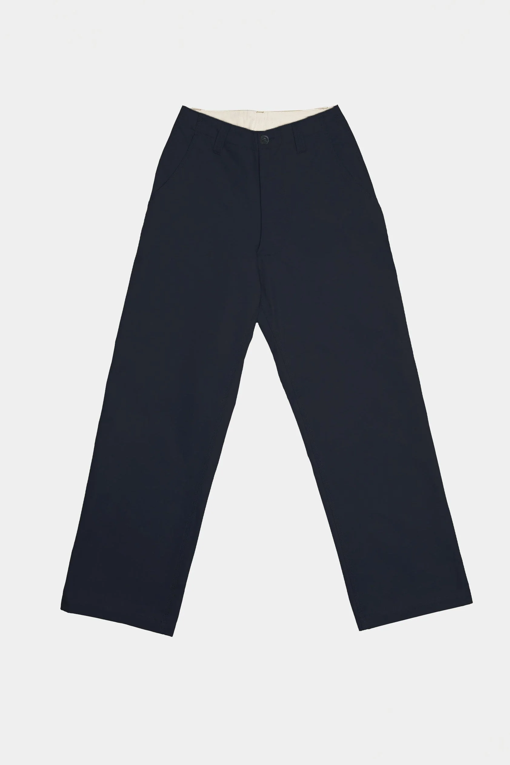 Men's Field Heavyweight 100% Cotton Twill Trousers - Dark Navy - Image 5