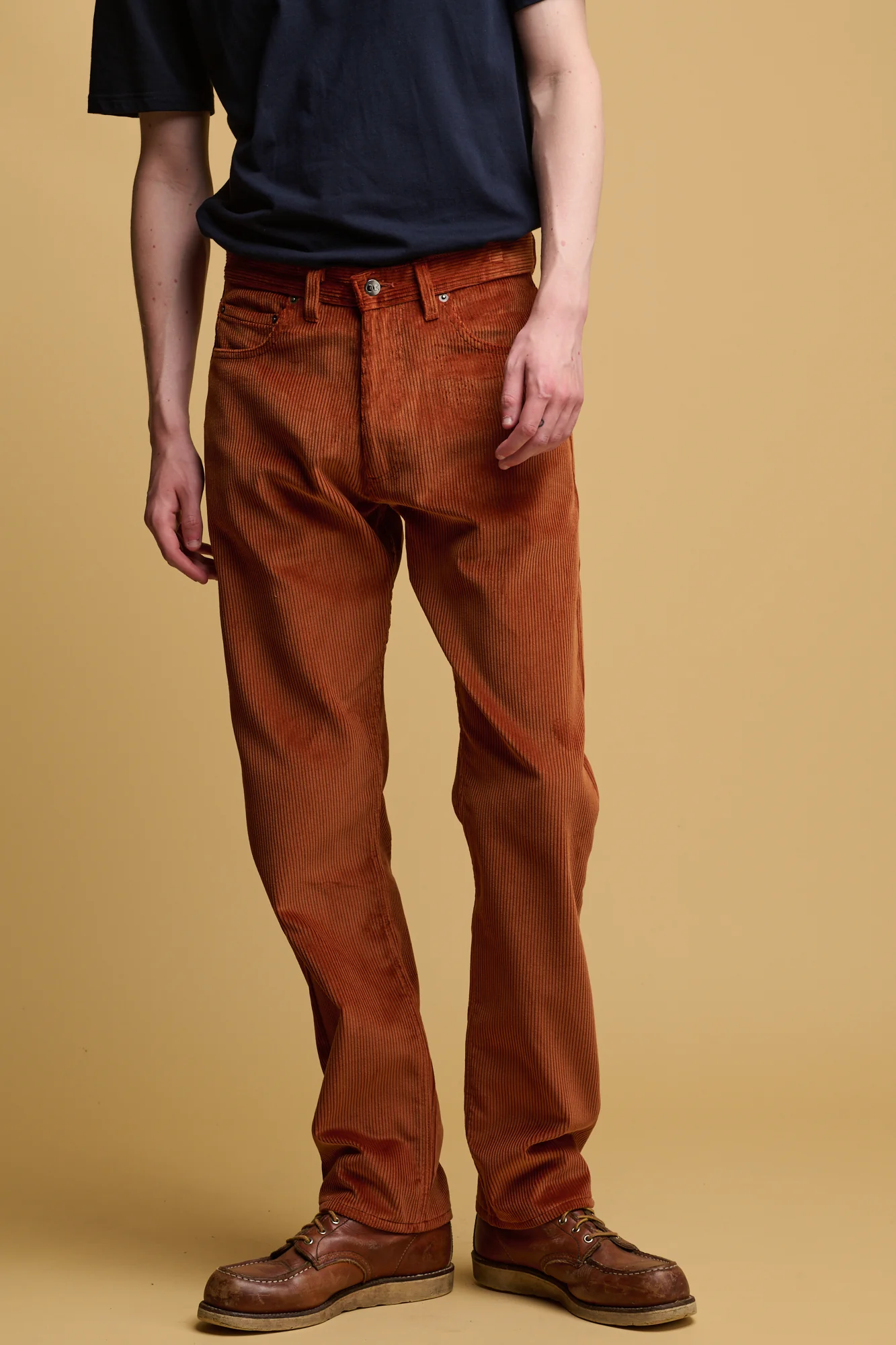 Barry Slim Corduroy Five Pocket Jean - Cinnamon