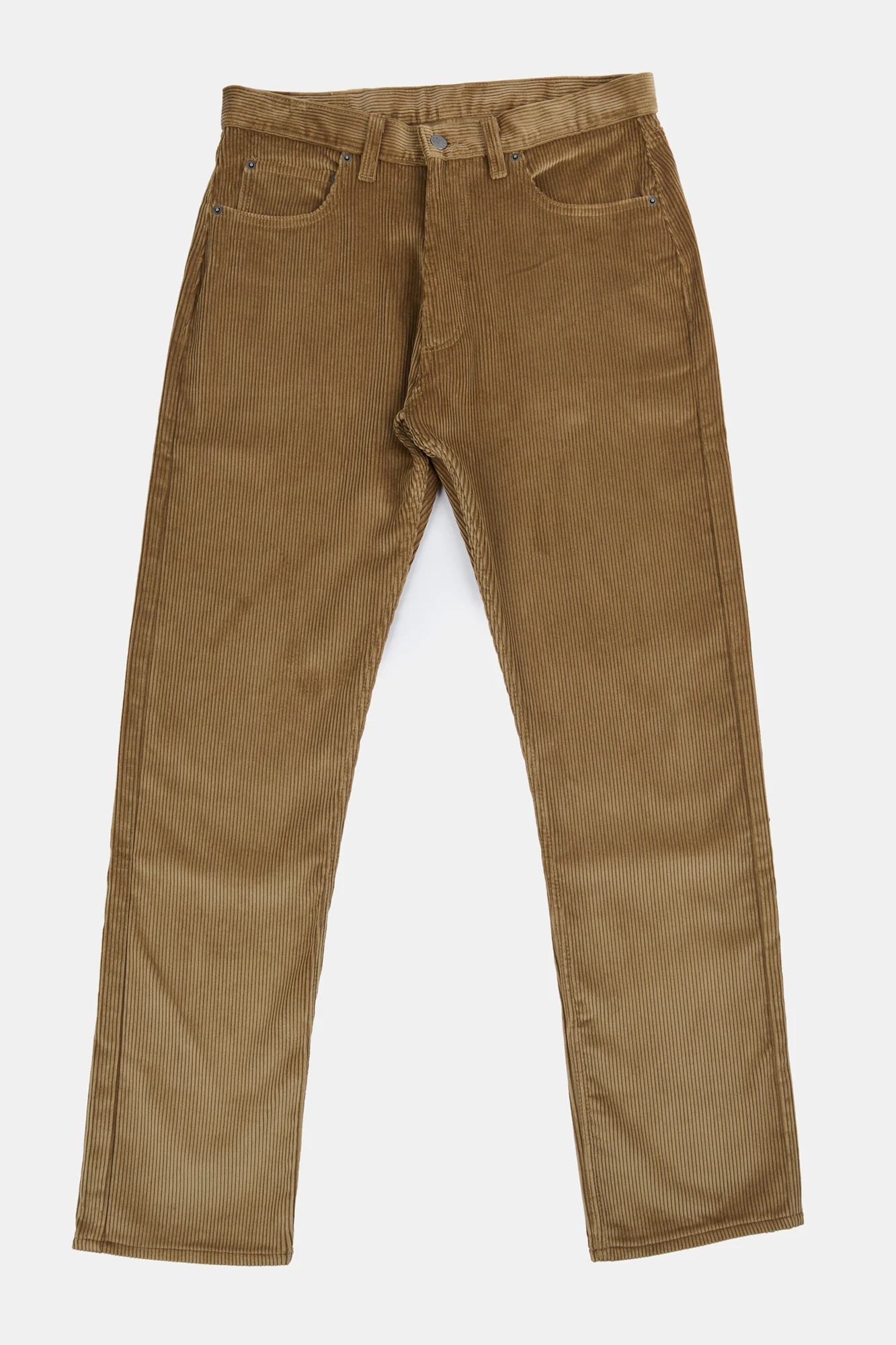 Barry Slim Corduroy Five Pocket Jean - Stone - Image 4
