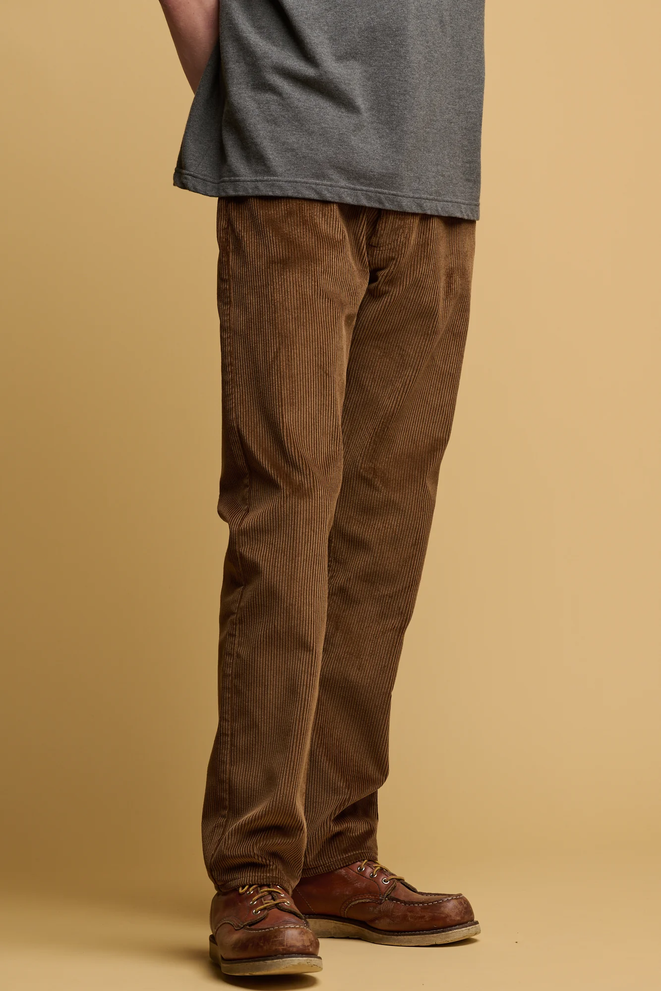 Barry Slim Corduroy Five Pocket Jean - Tan