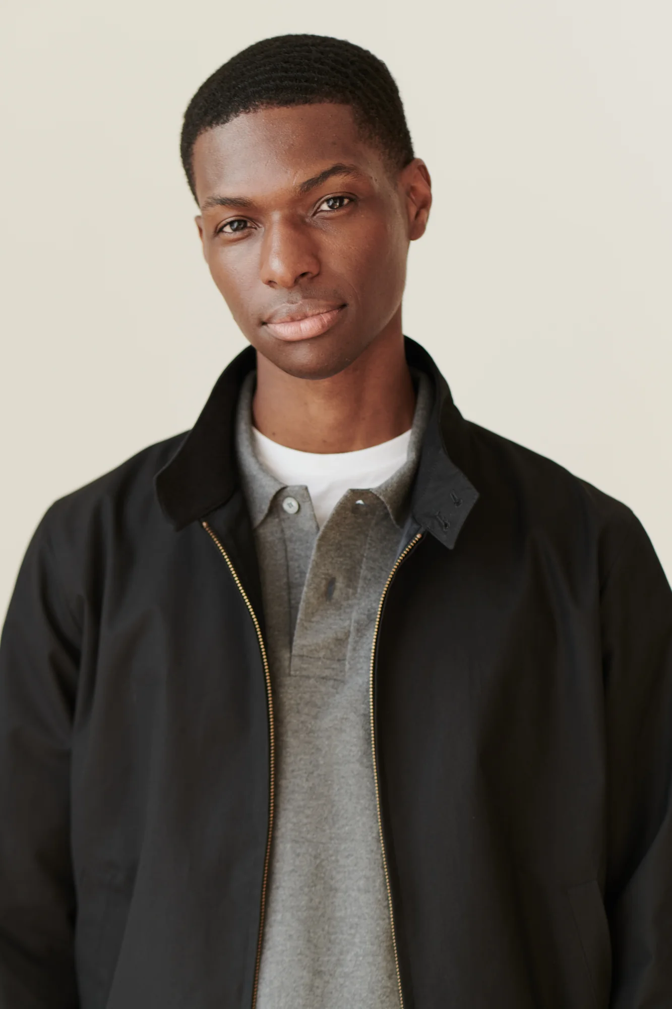 Men's Harrington Jacket - Black - Image 5