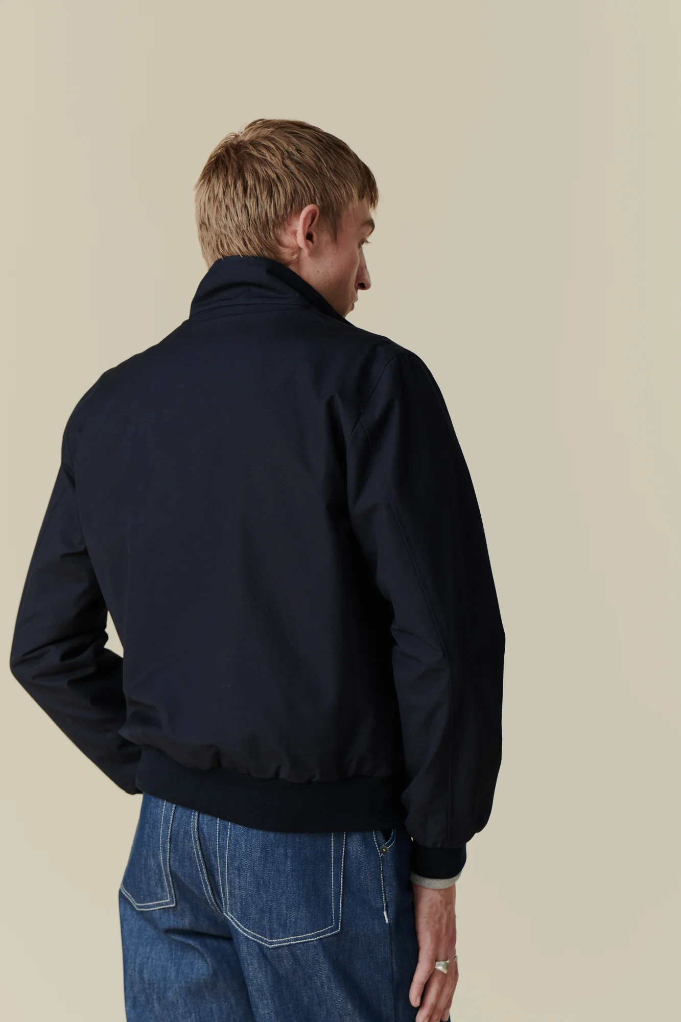 Men's Harrington Jacket - Navy - Image 2