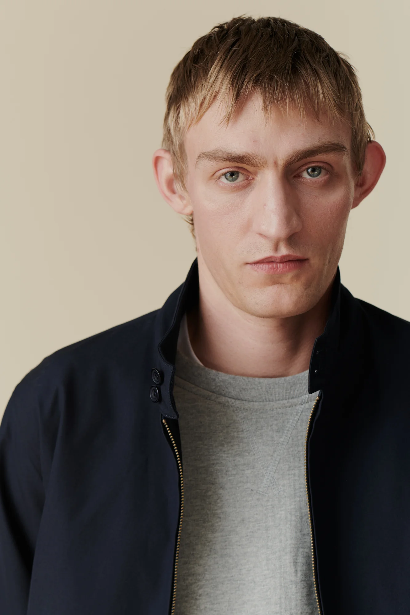 Men's Harrington Jacket - Navy - Image 4