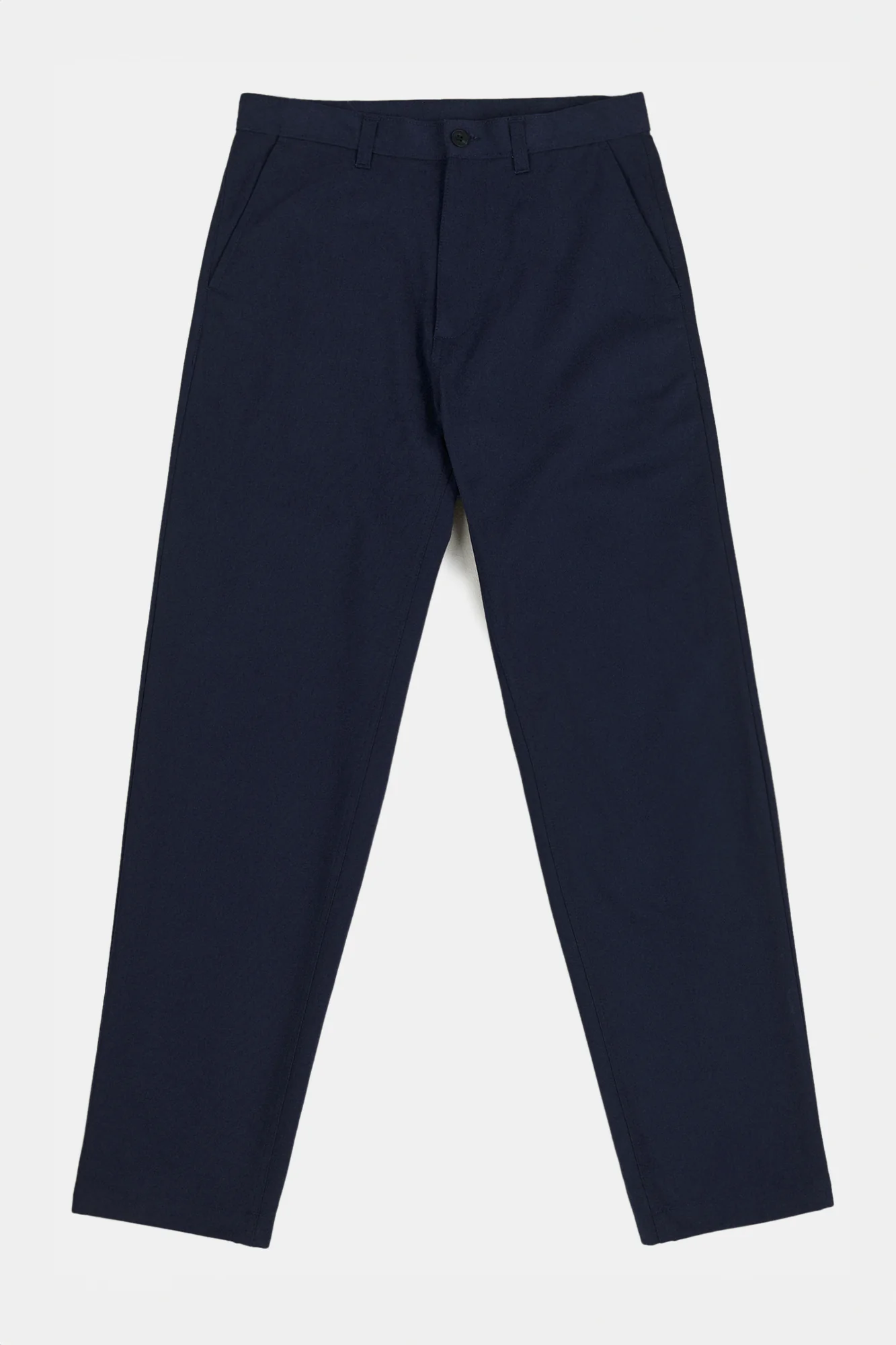 Men's Relaxed Heavyweight 100% Cotton Twill Chinos - Dark Navy - Image 3