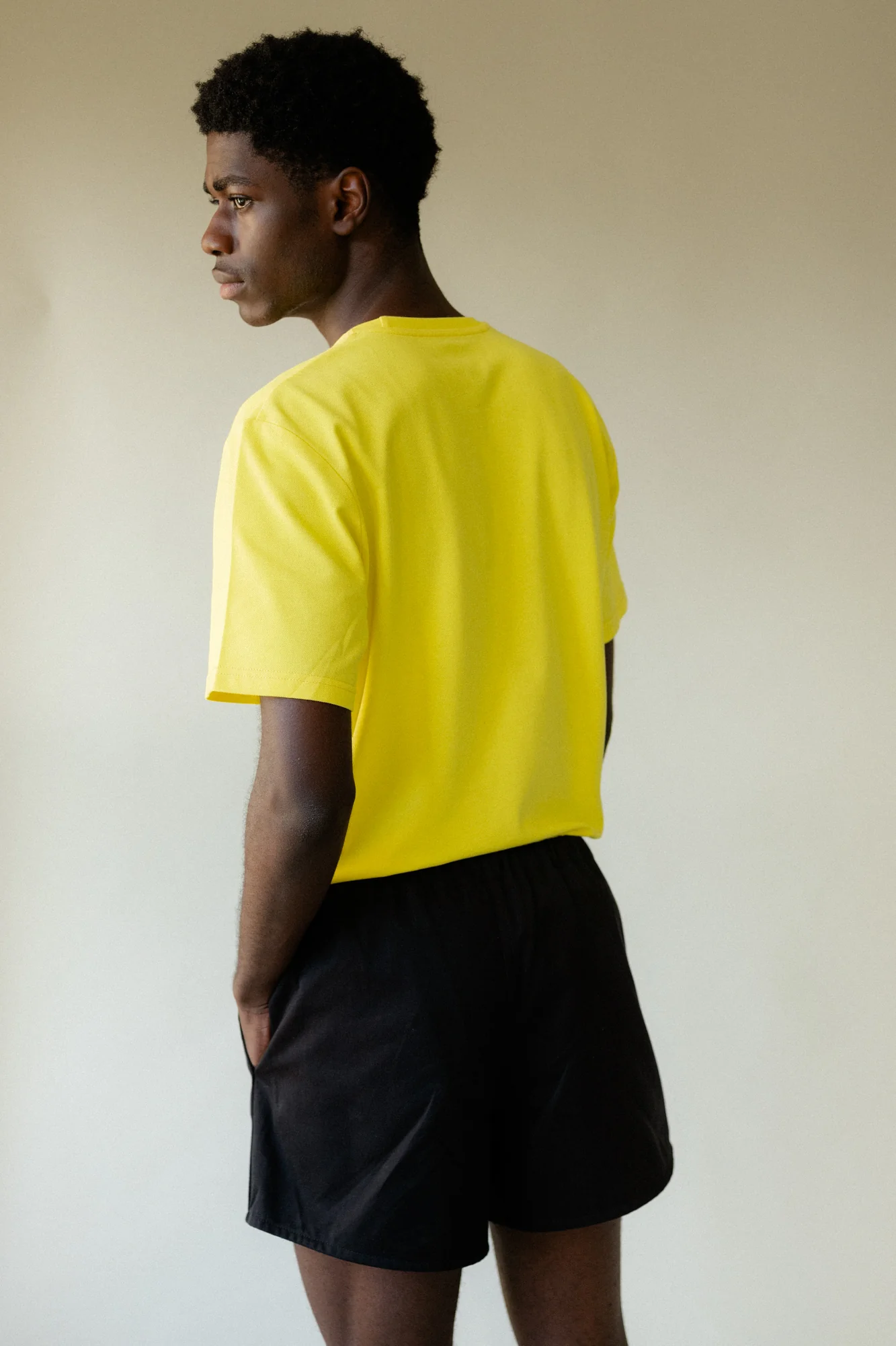 Men's Heavyweight Sports Short Plastic Free - Black - Image 2
